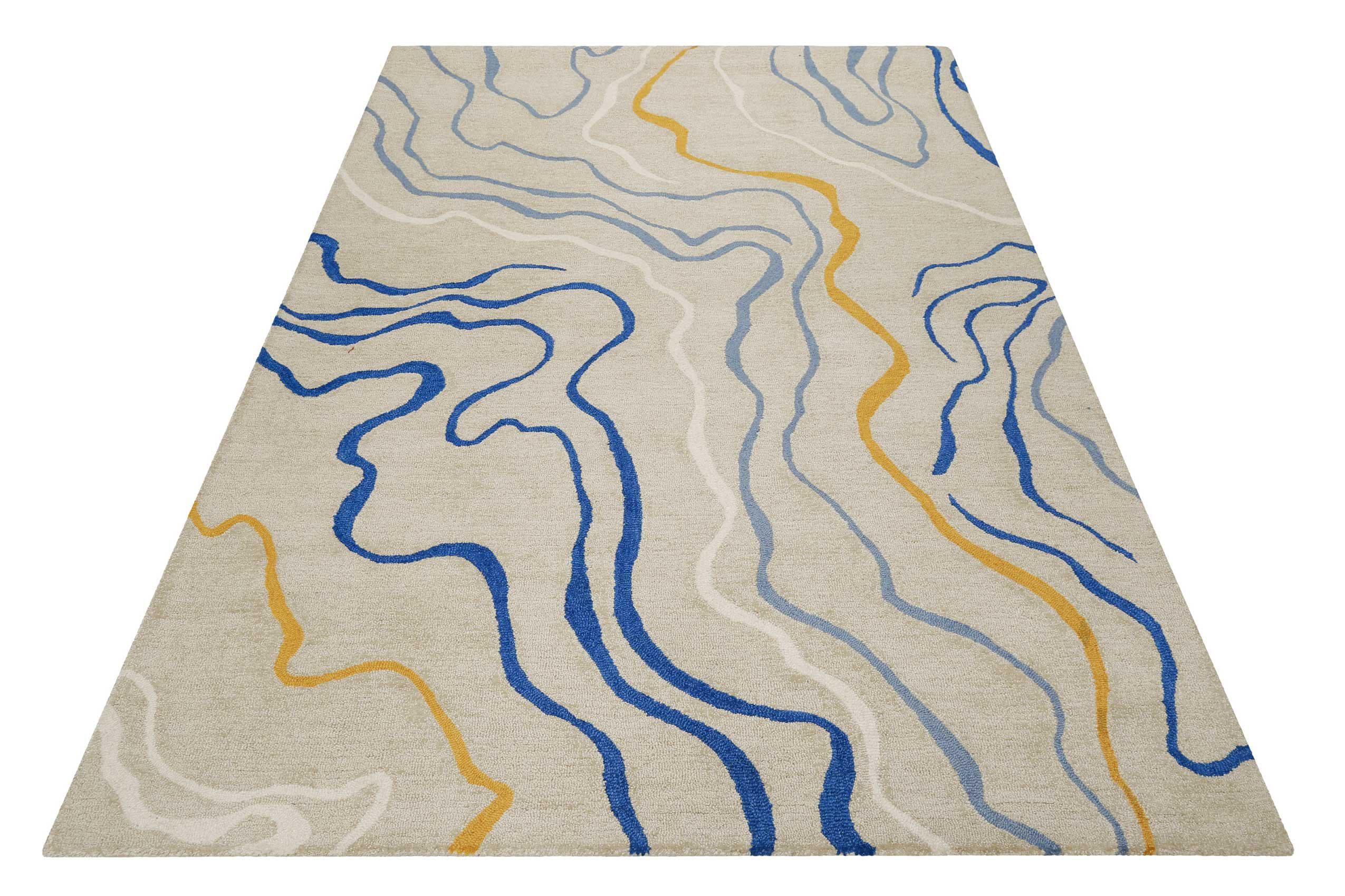 ESPRIT Teppich Drive Beige Modern Abstraktes Design Kurzflor