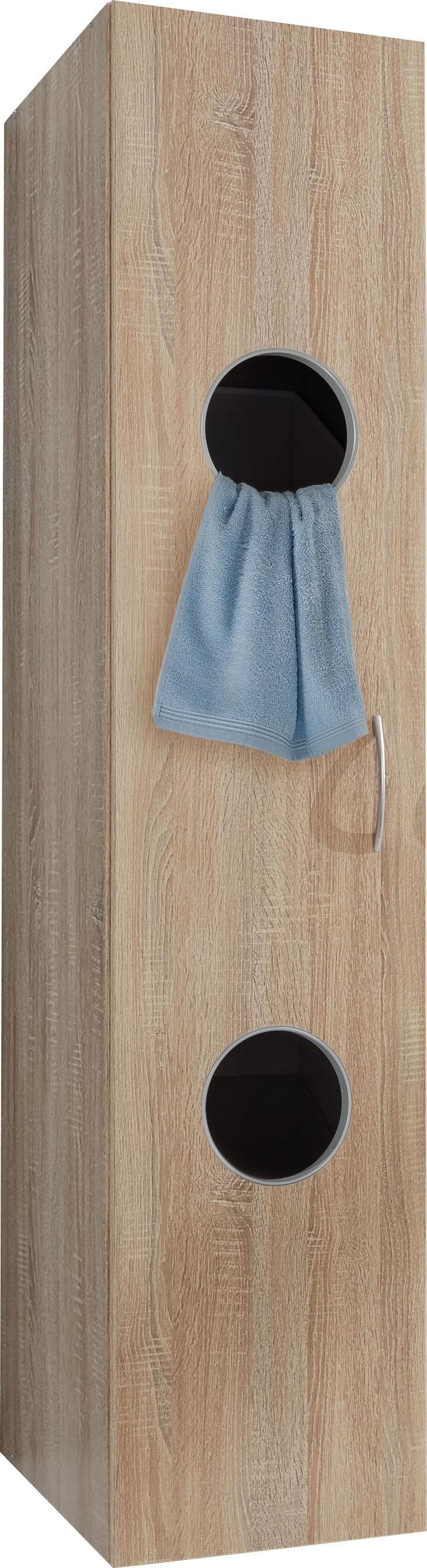 Mehrzweckschrank Eiche Sägerau-Nachbildung | Praktisches Schranksystem