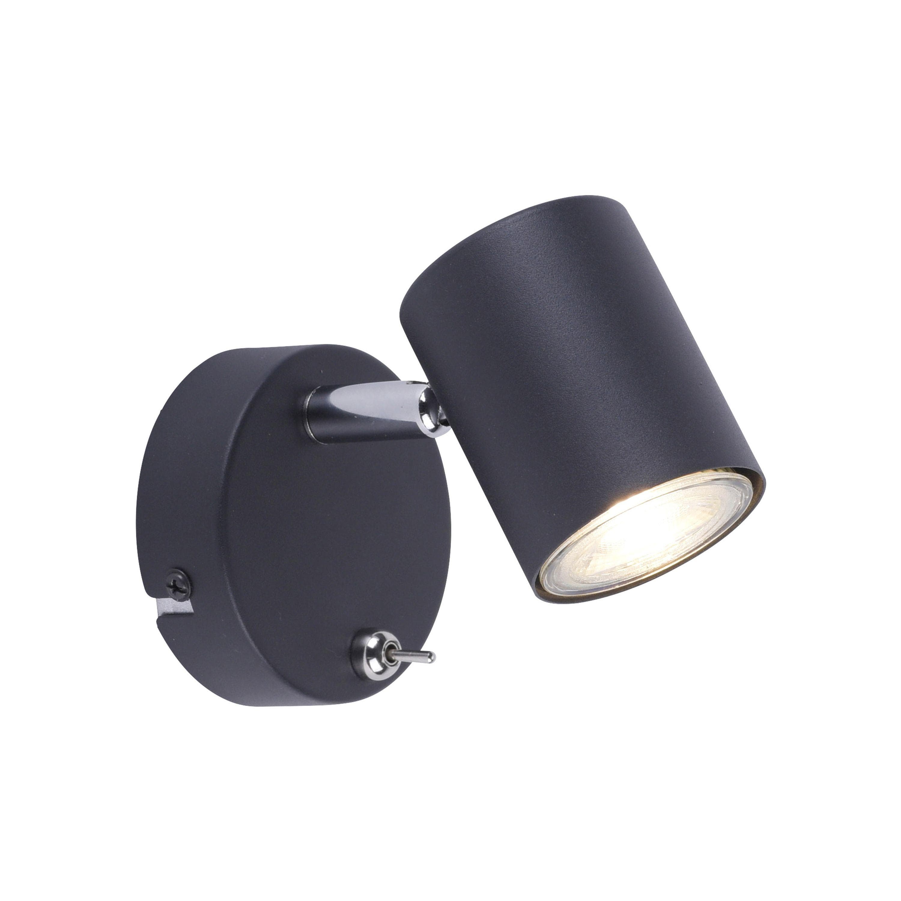 JUST LIGHT LED Wandleuchte TARIK: Verstellbar, Warmweiß, Energiesparend