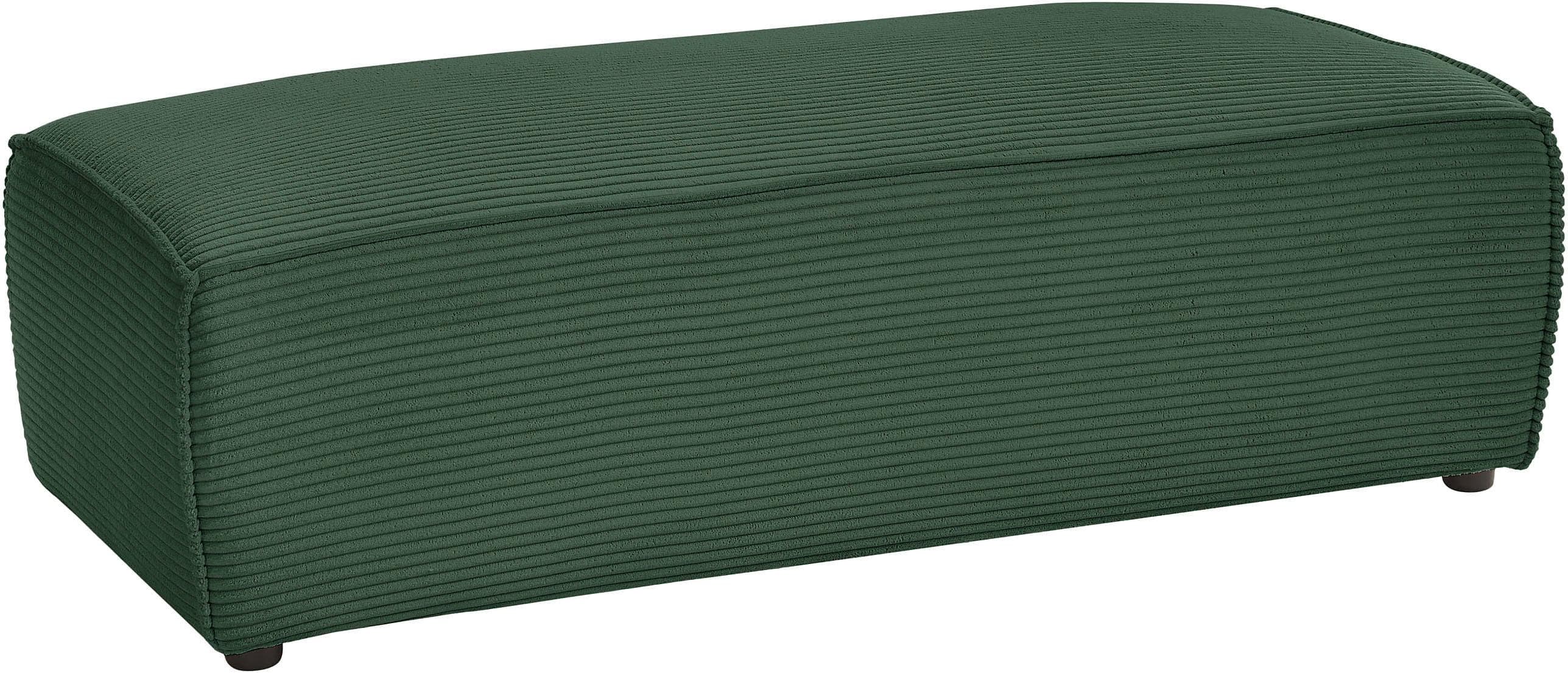 Home Affaire Sherwood XXL Hocker: Bequem & Modern in Cord & Webstoff