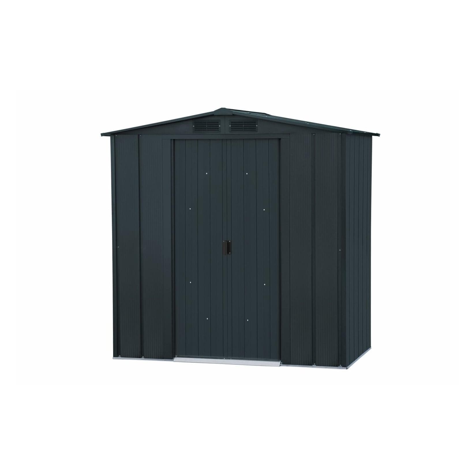 Duramax Metall Gartenhaus 201x113 Geräteschuppen Schiebetür 199x201x113 cm