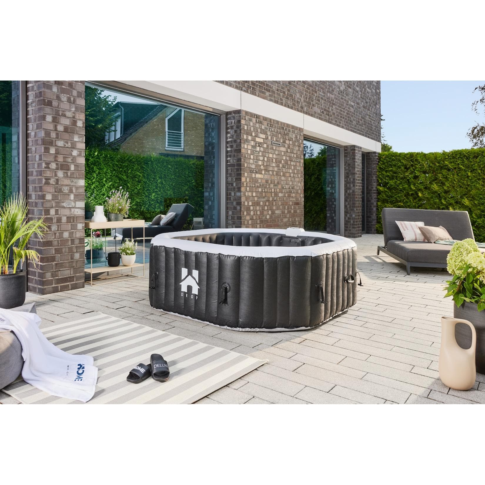 Home Deluxe Outdoor Whirlpool Drop für 6 Personen