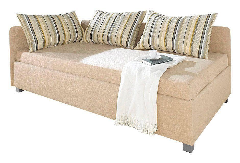 Polsterliege mit Umbaufunktion und Bettkasten