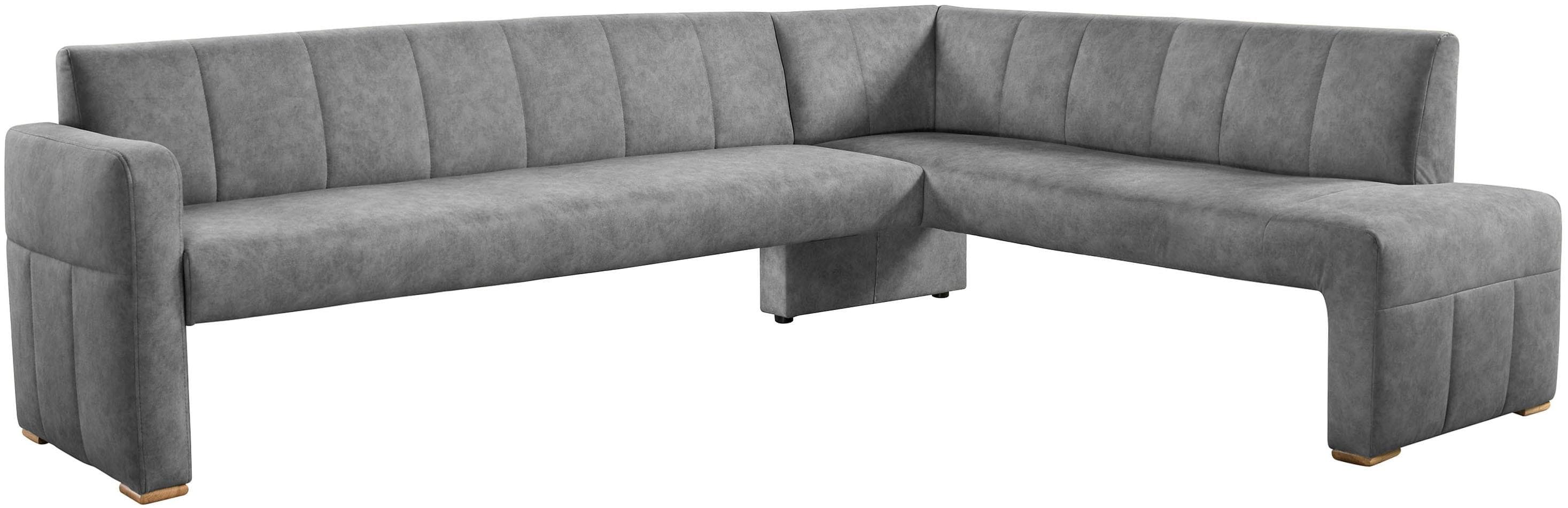 Essbank EXXPO Sofa Fashion Grau Microfaser Modern