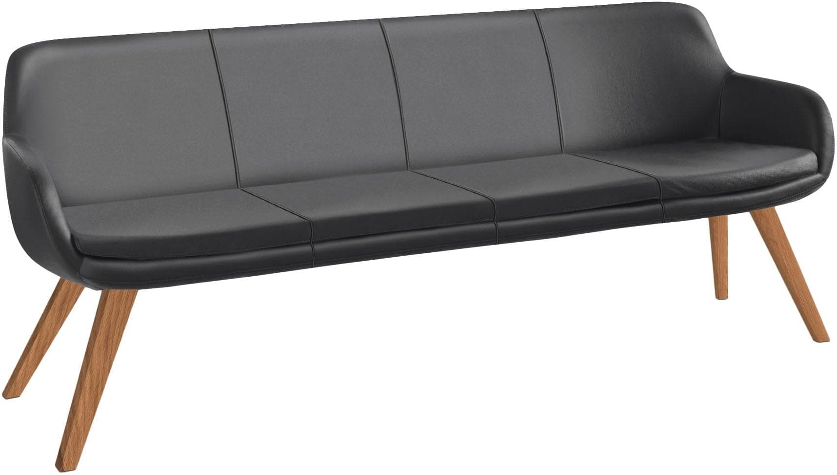 Musterring Essbank Tavia Dunkelgrau Wildeiche