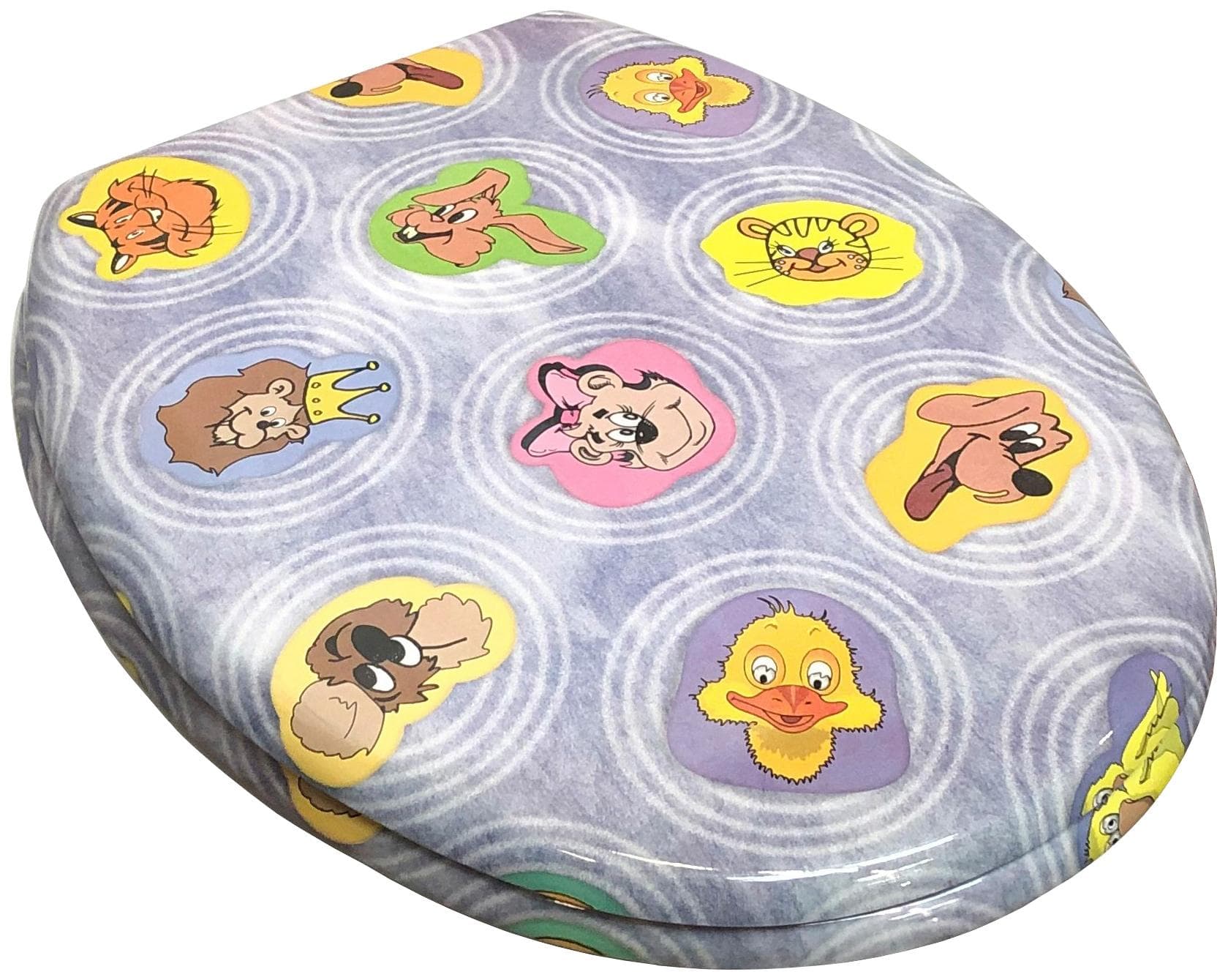 ADOB WC-Sitz Comic mit Messingverchromten Scharnieren