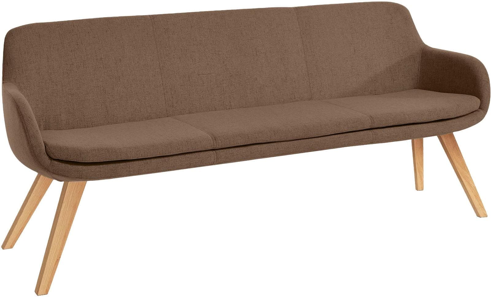 Musterring Essbank Tavia Braun Caramel Eiche Bianco