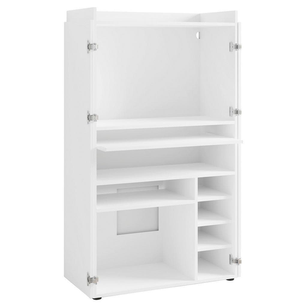 byLIVING Sekretär Janne Weiß Ausziehbar