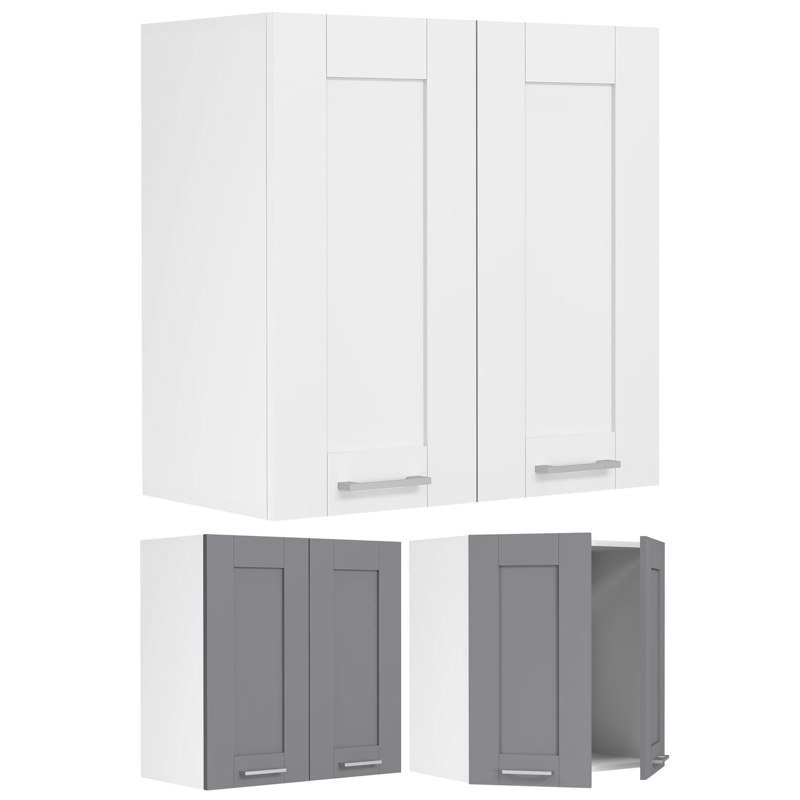 VCM Hängeschrank Colura Weiß Landhaus Stil