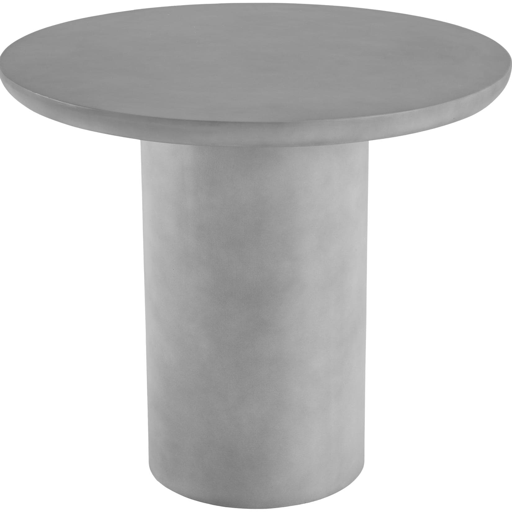 tectake Runder Gartentisch Minimalistisches Design Magnesiumoxid