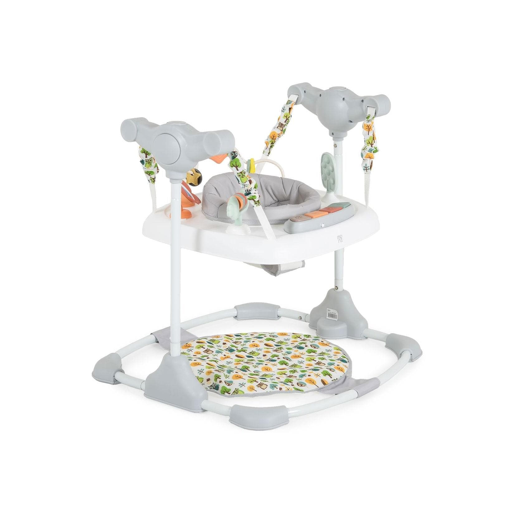 Moni Hopser Hop Fußstütze Grau höhenverstellbar 360° drehbar mit Musik