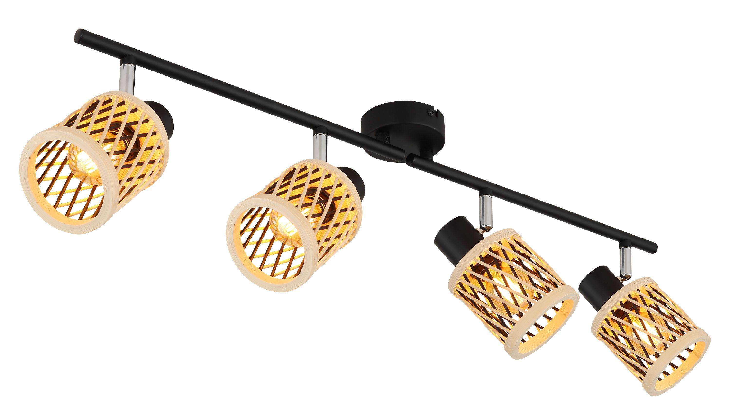 Strahler MALI Metall Schwarz Matt Chrom