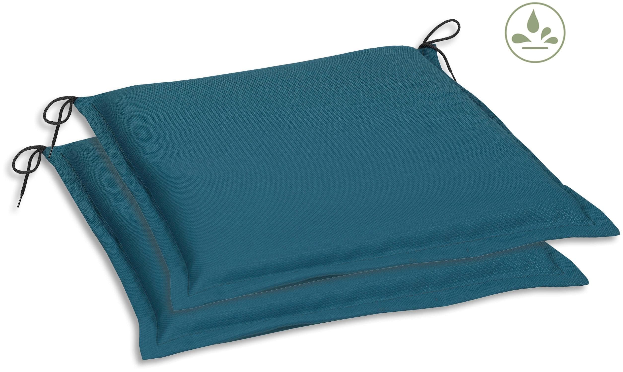 GO-DE Sitzkissen Dora 2er Set - Wasserdicht & Modern