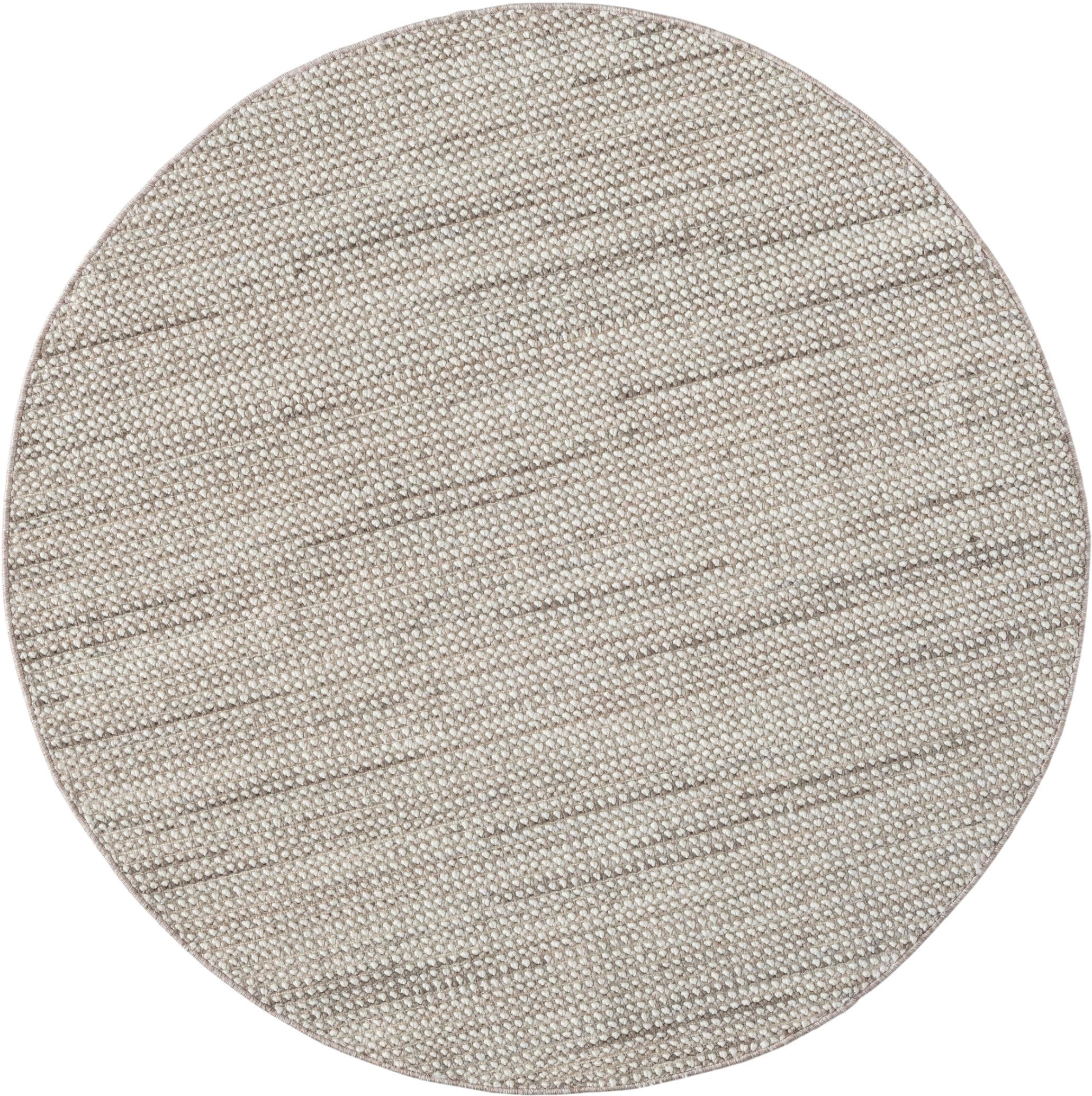 MyFlair Teppich Ava Sisal-Optik 120x120 cm