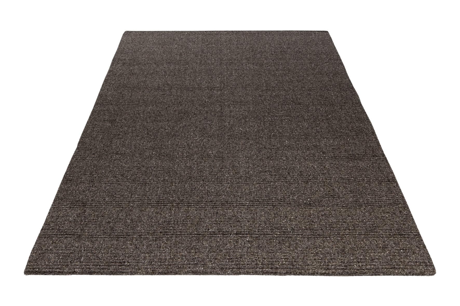 Wollteppich OBSESSION My Jarven 935 Grau Handgewebt Uni