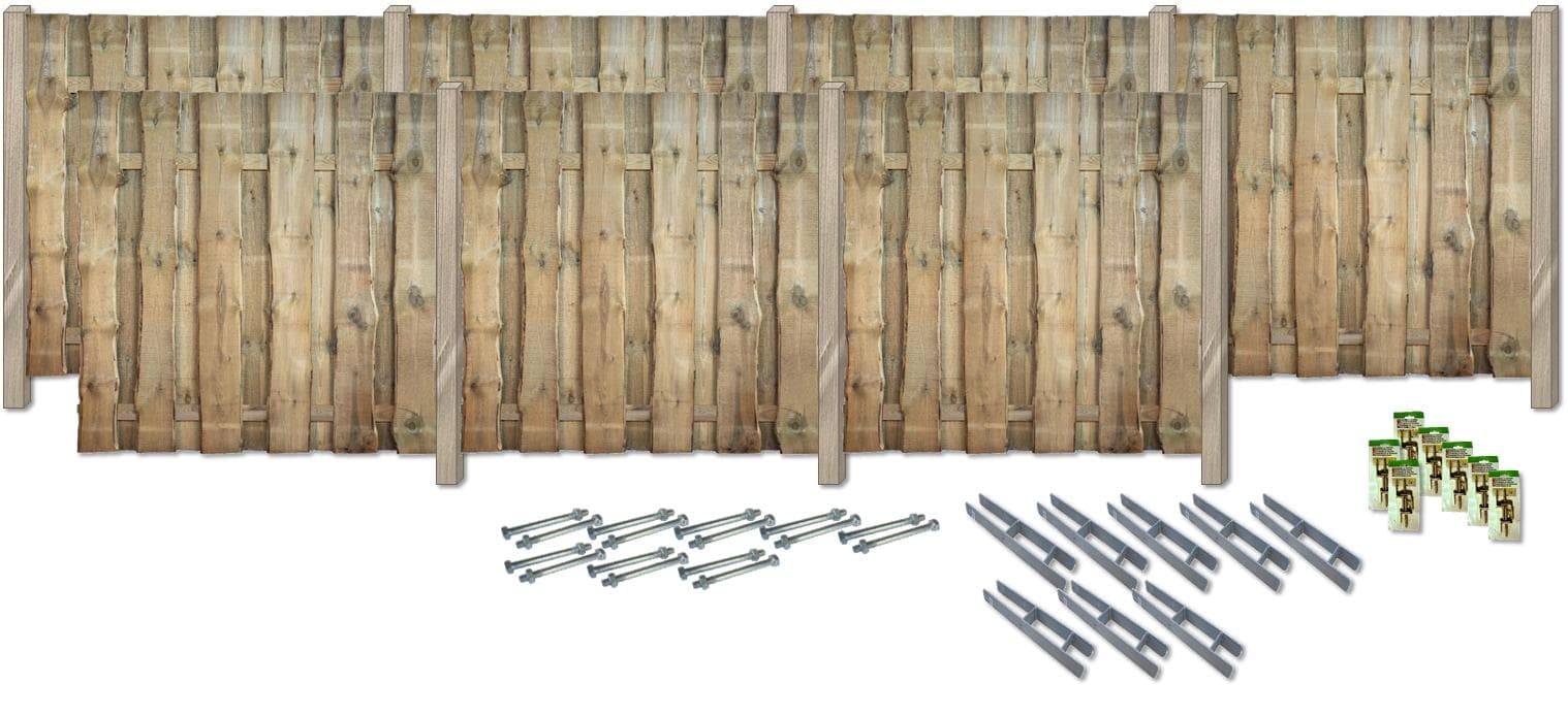 Sichtschutzelement KONIFERA FULLERTON Grün Massivholz Stahl