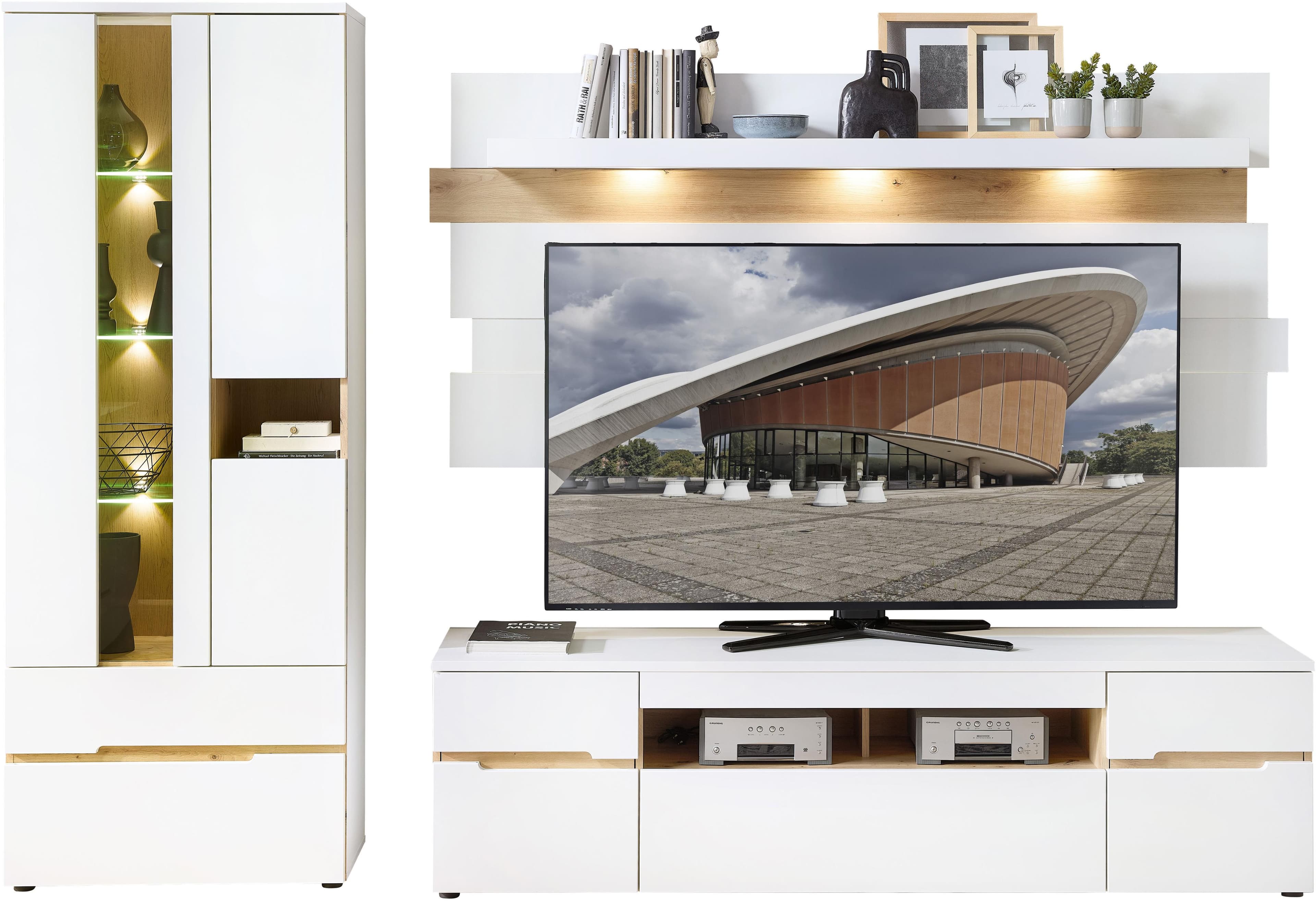 MEAGAN Wohnwand - Modernes Design & Eleganz