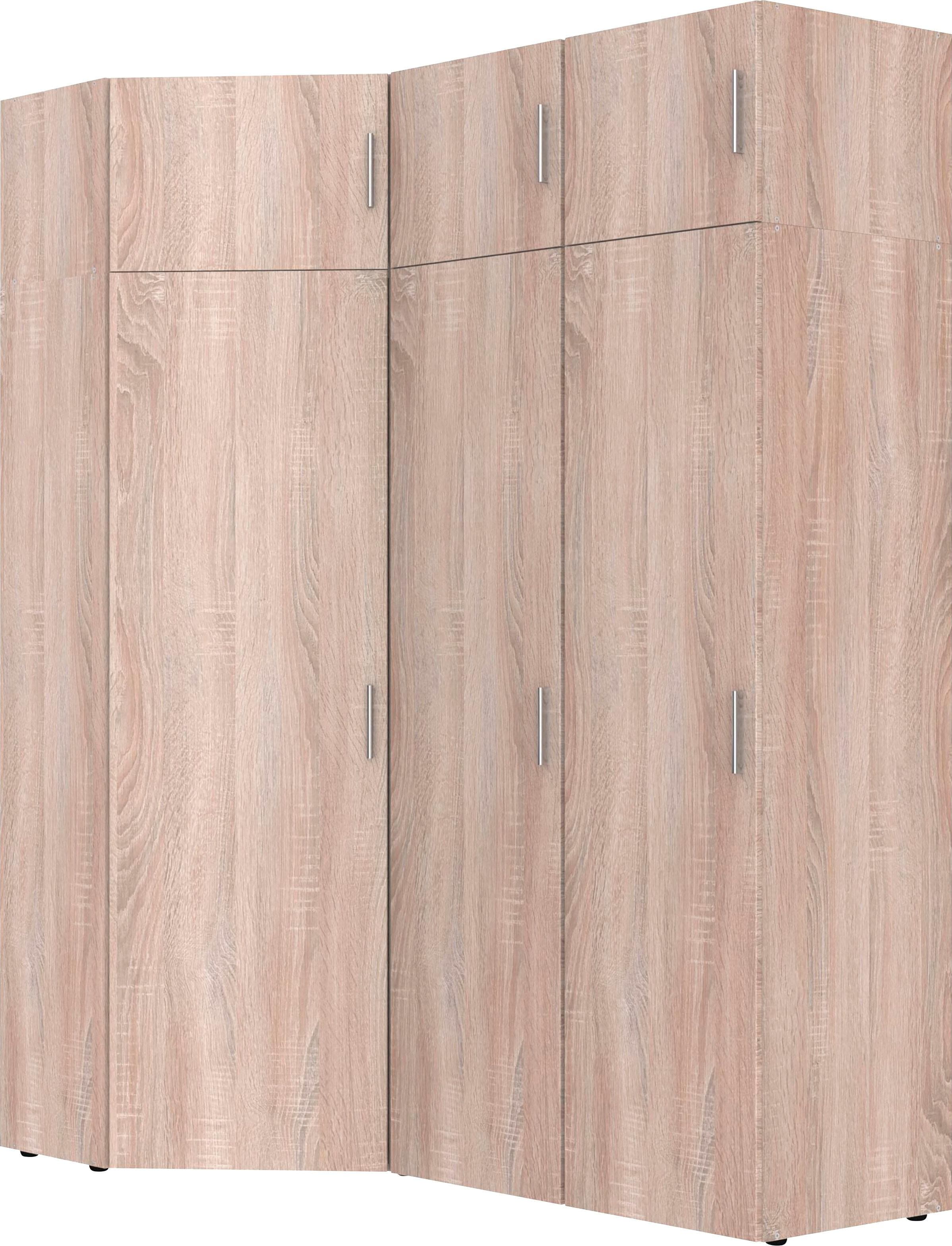 Flexibles Schranksystem - Eckschrank mit Aufsatzmodulen und Zusatzschränken