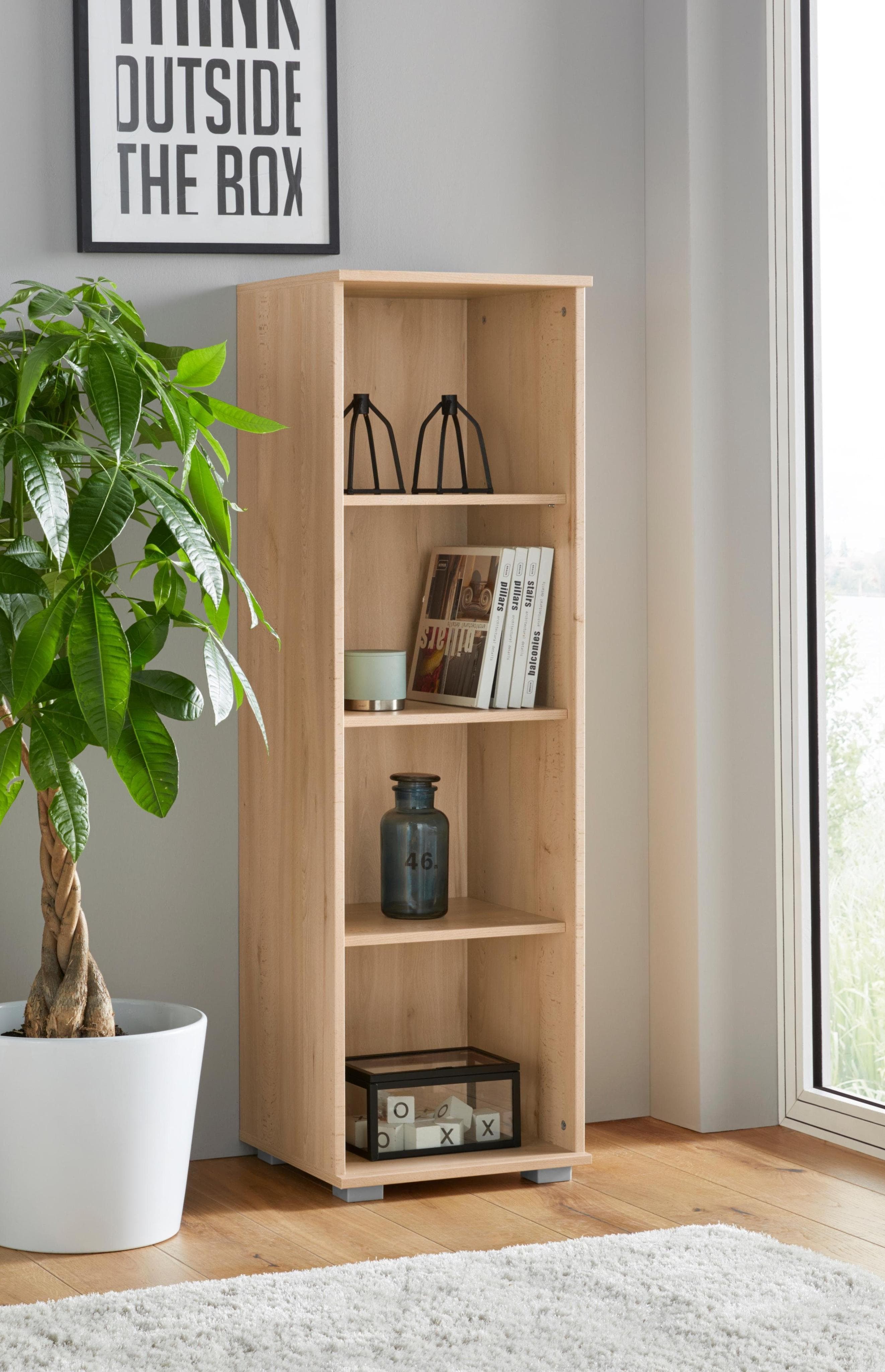 Standregal PRIESS Braun Holzwerkstoff 41x135x38cm