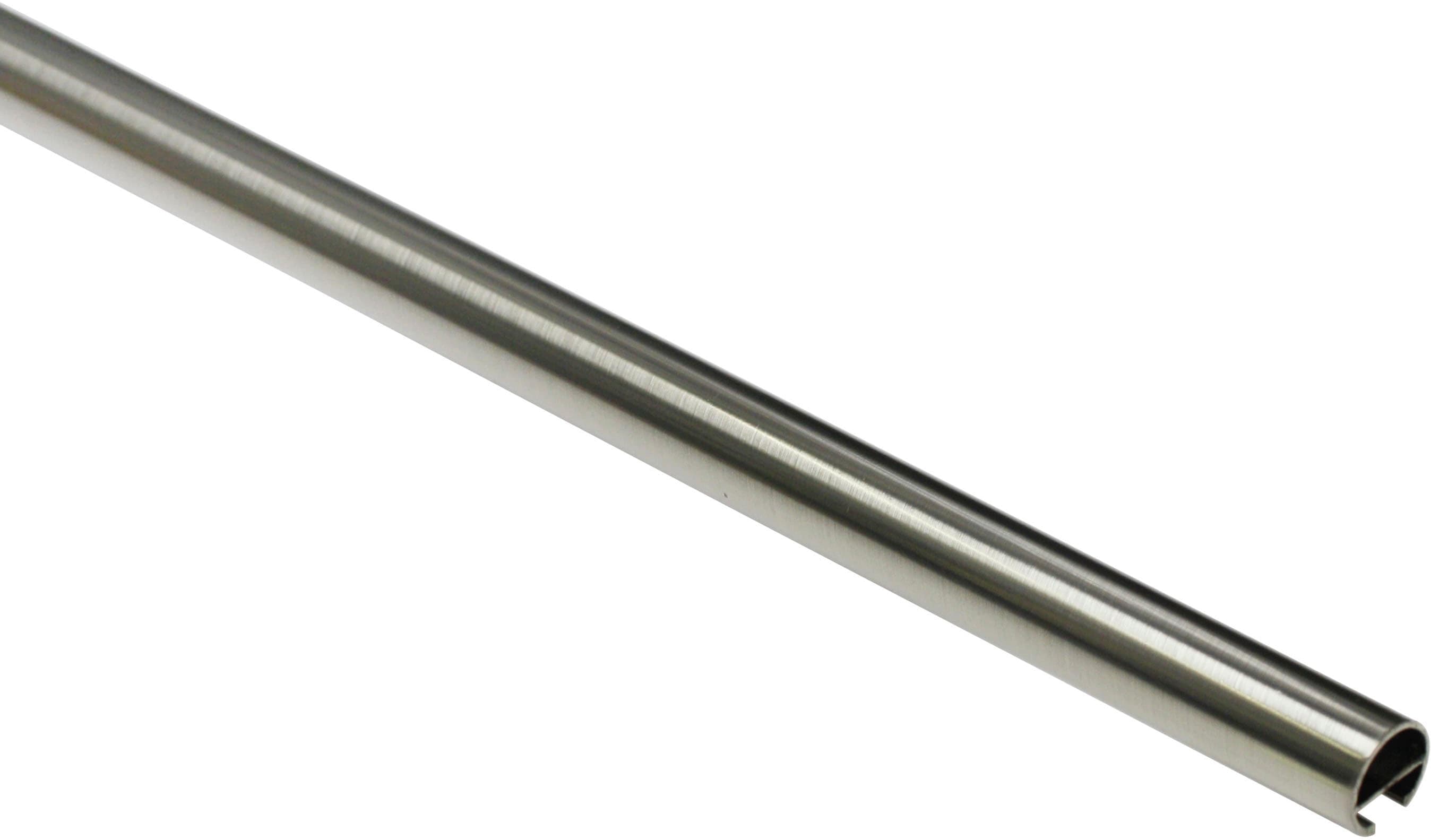 GARDINIA Gardinenstange Memphis Innenlauf Metall Edelstahl-Optik