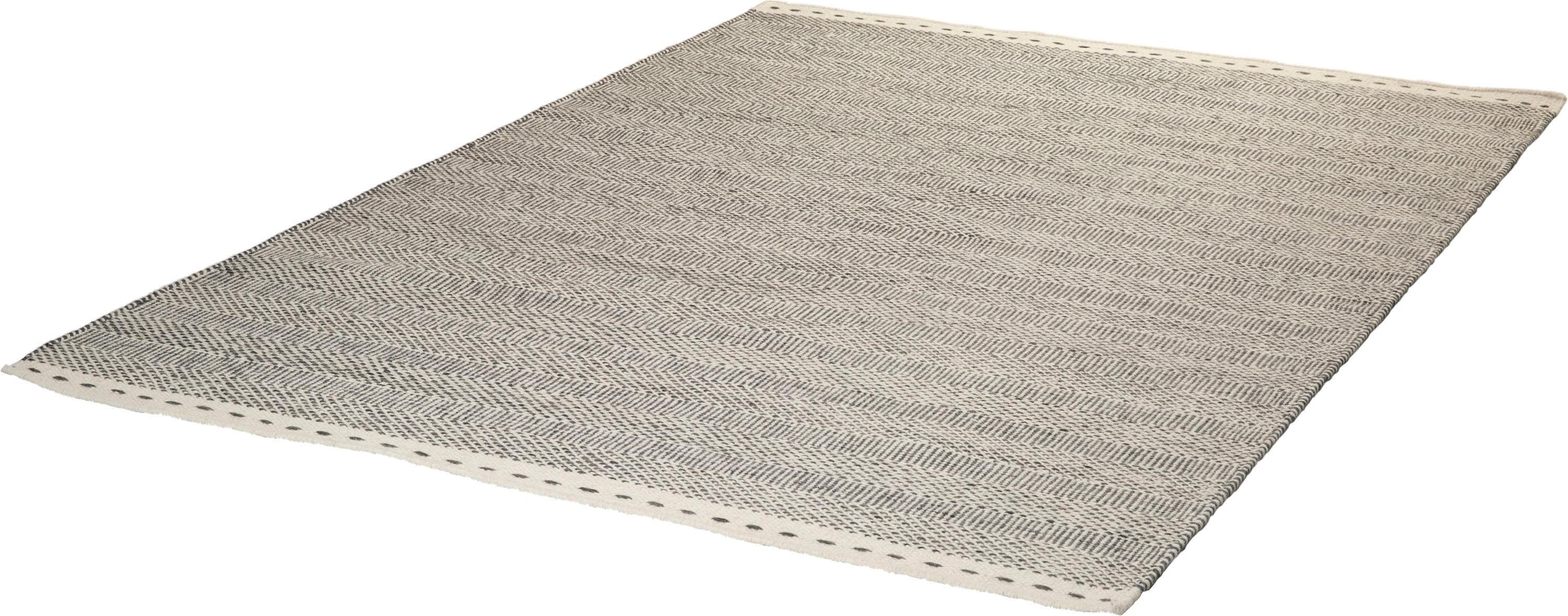 Wollteppich OBSESSION My Jaipur 333 Silber Handgewebt