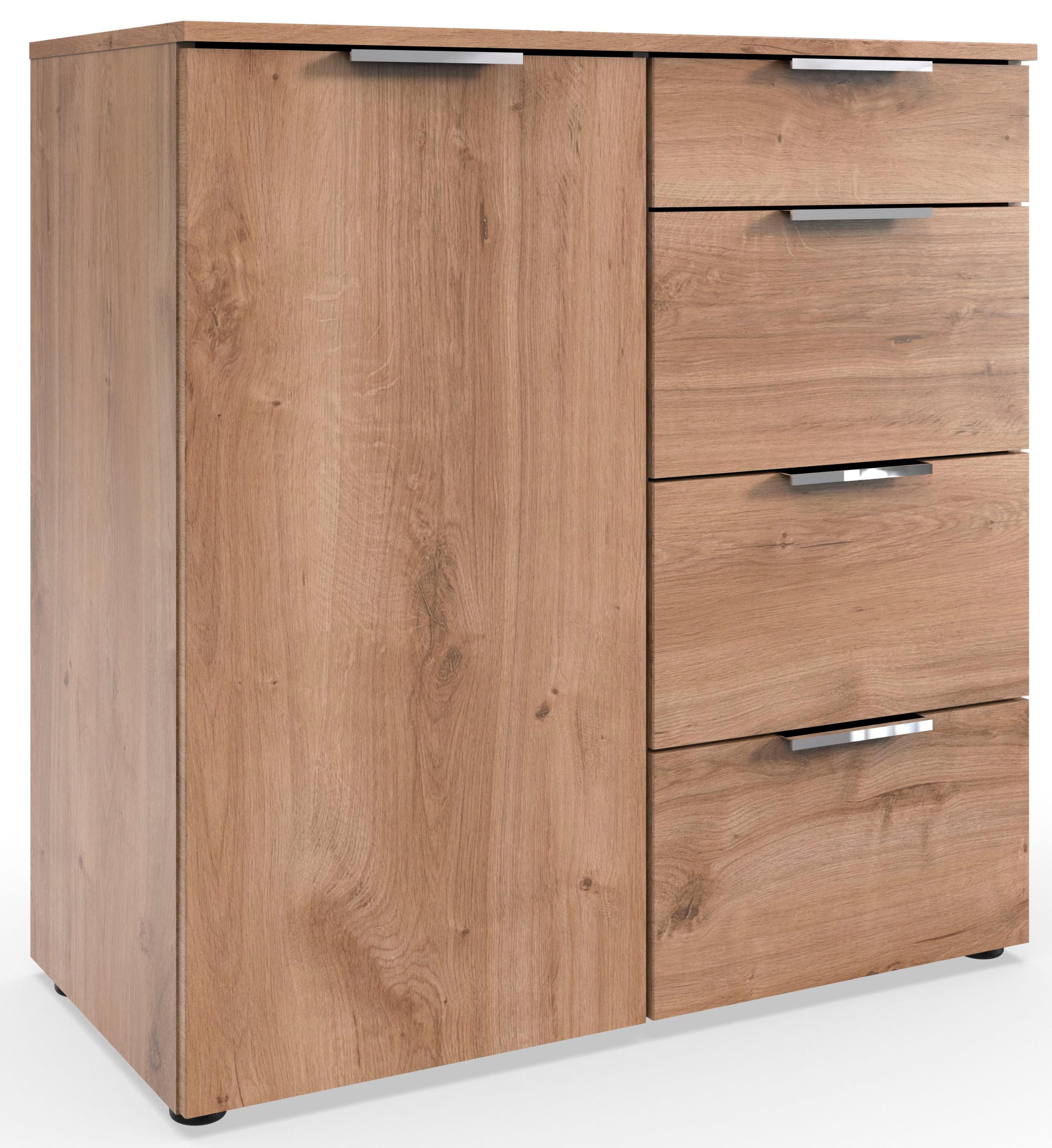 Kombikommode mit 4 Schubladen und Soft-Close Funktion