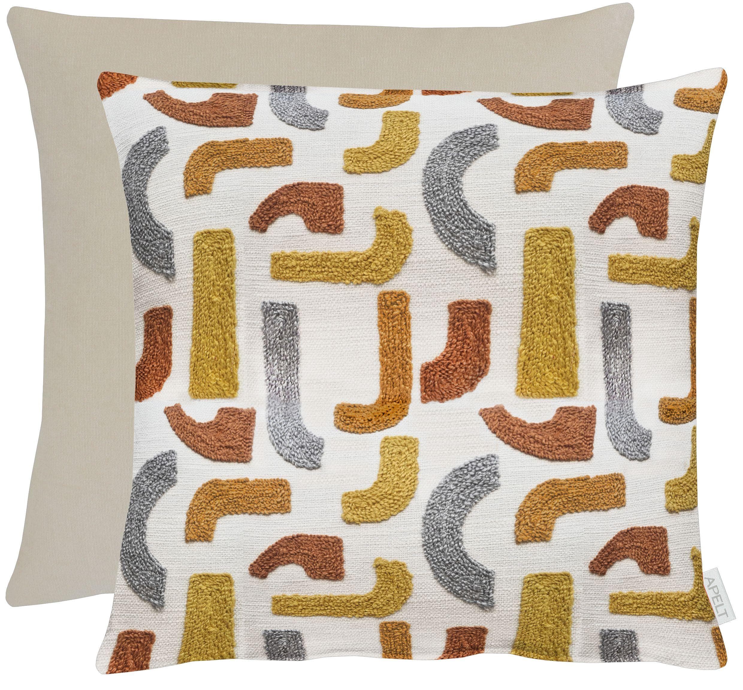APELT Dekokissen Rio Bunt Geometrisch Polyester Baumwolle