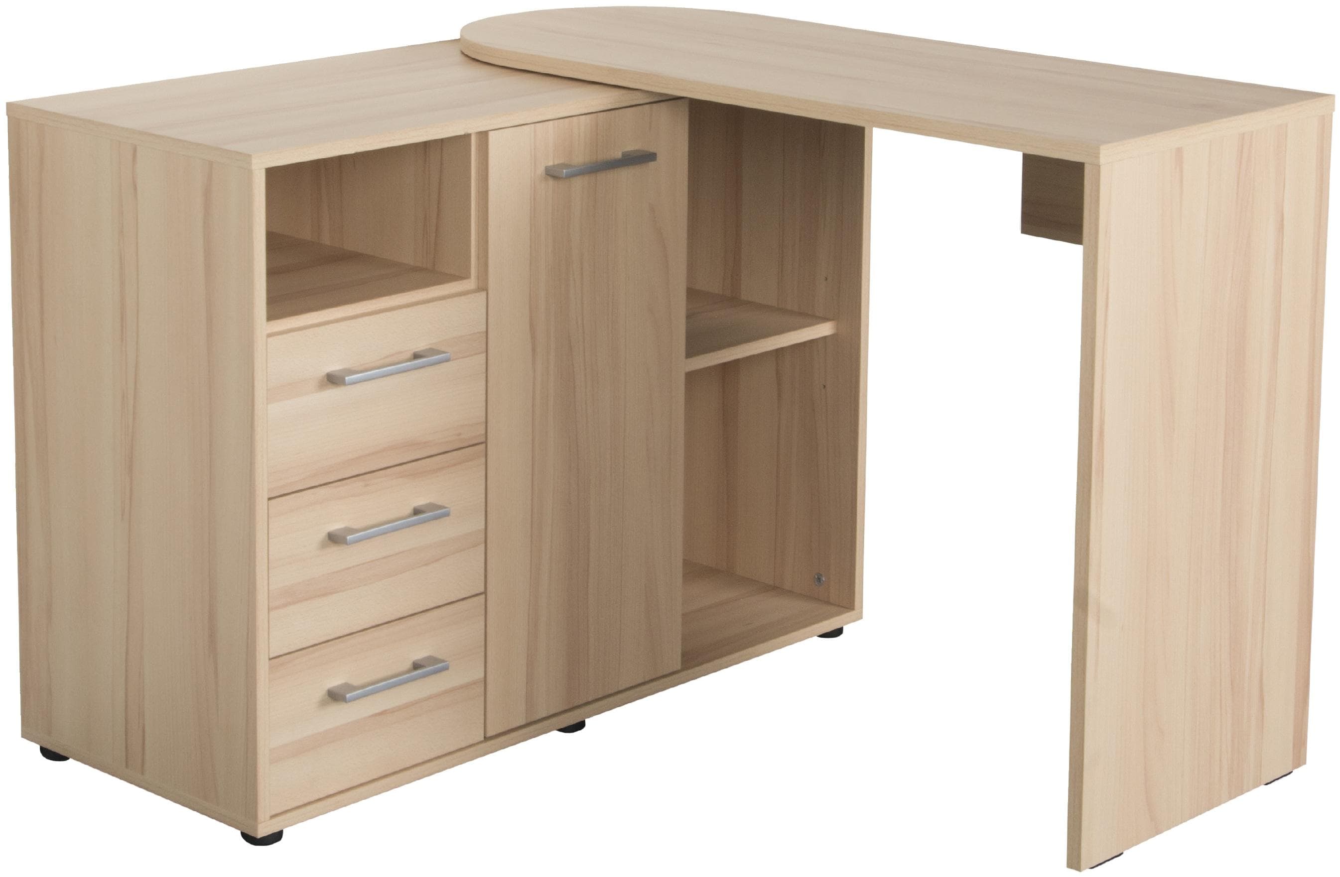 Schwenkbarer Schreibtisch - Platzsparend & Made in Germany