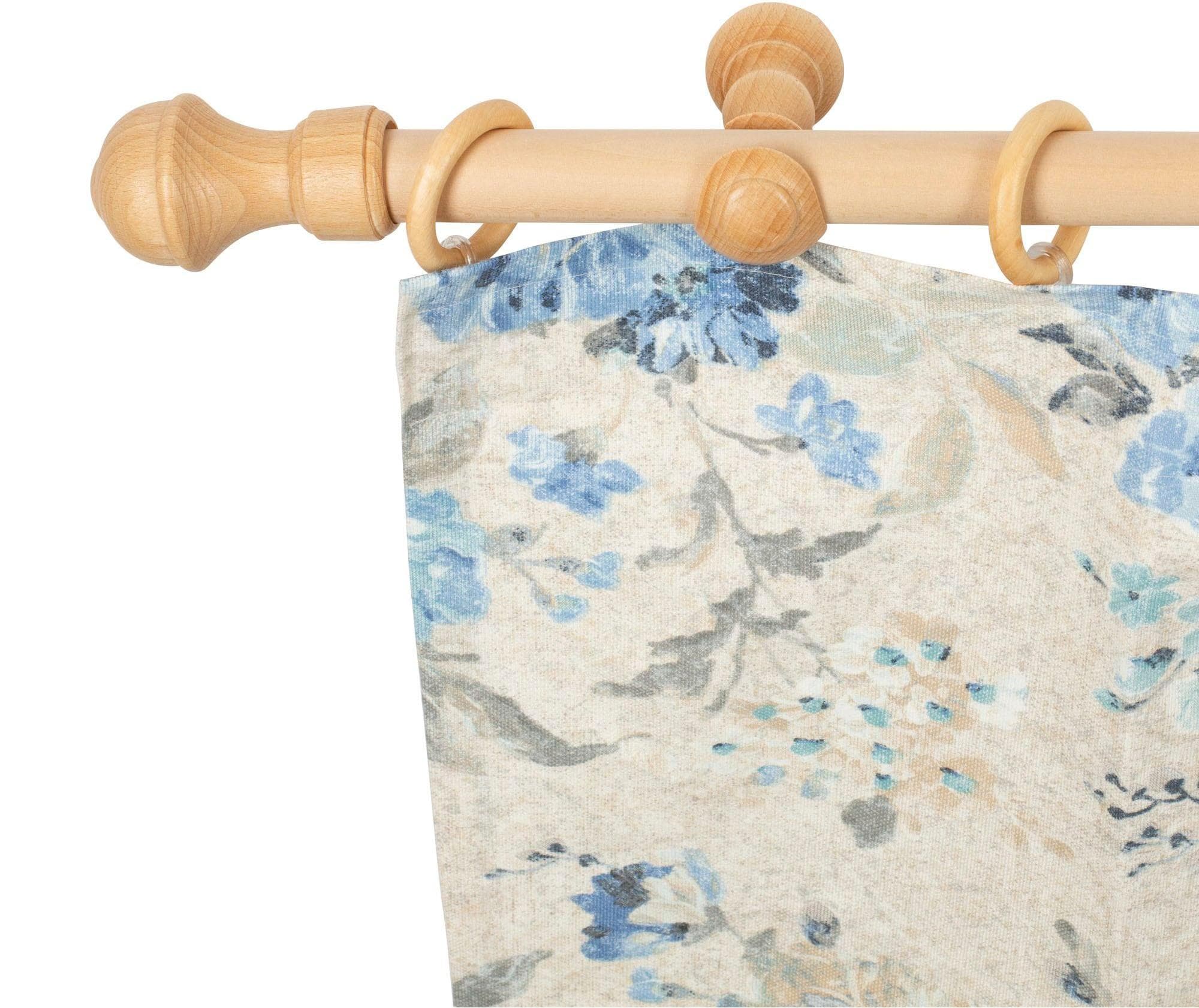 SN DECO GROUP Gardinenstange Ares Komplettset 28mm Natur