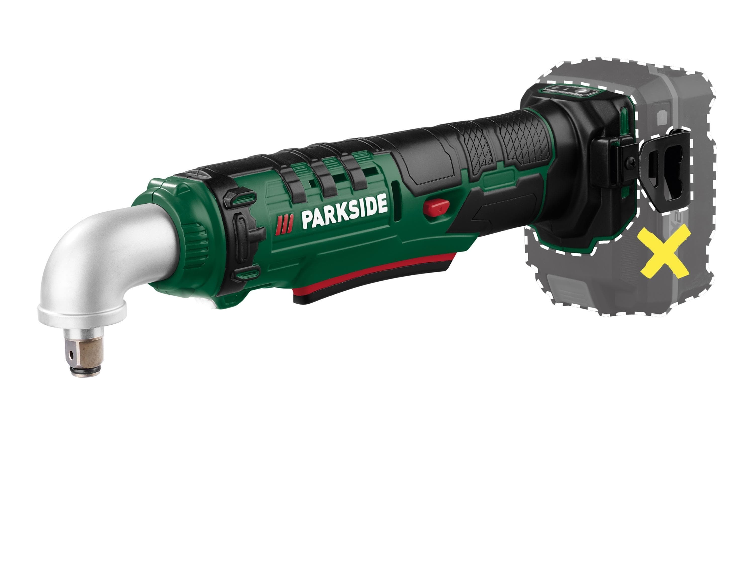 PARKSIDE® 20 V Akku-Winkelschlagschrauber PAWS 20 A1