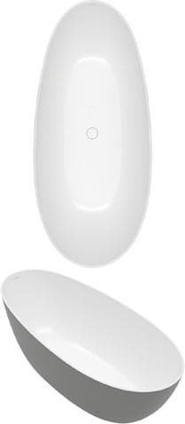 Villeroy & Boch Antao Freistehende Badewanne Stone White