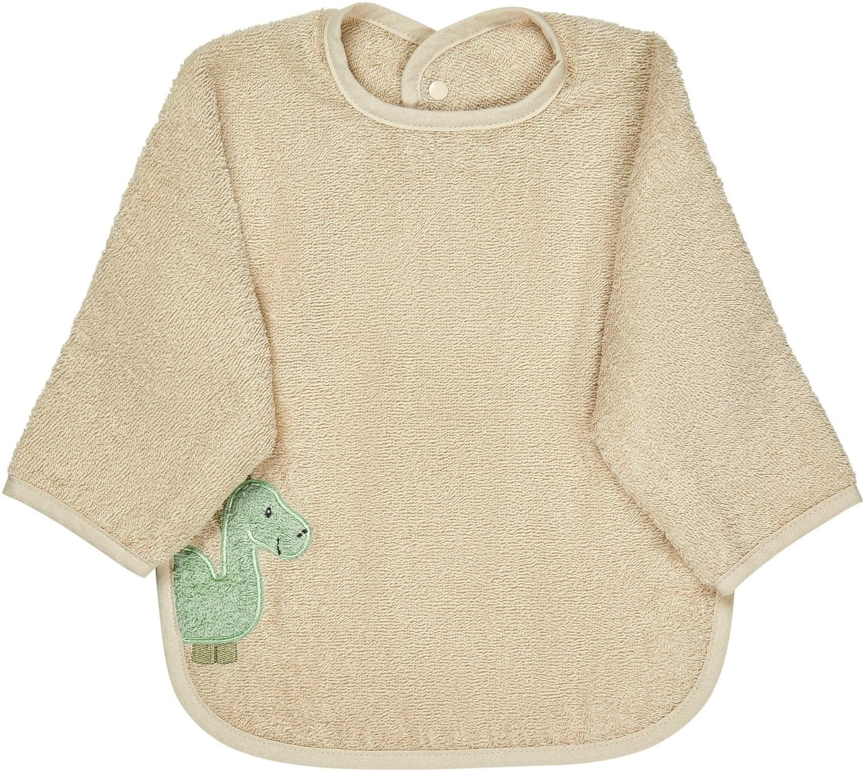 Sterntaler Ärmellätzchen Dino Rexi Baby beige Baumwolle