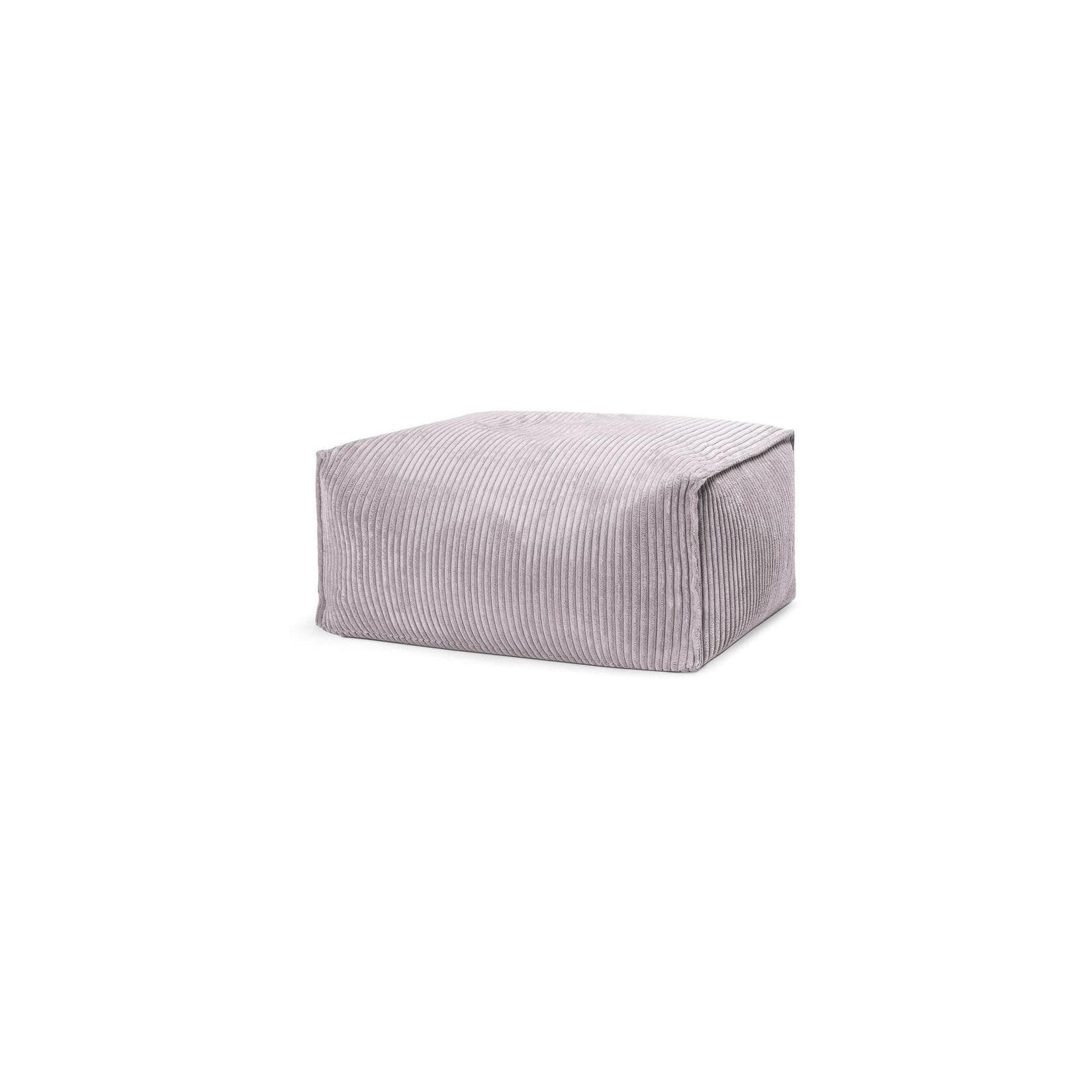 Roll Shara Grau in Cord-Optik Grau - Retro Sitzsack