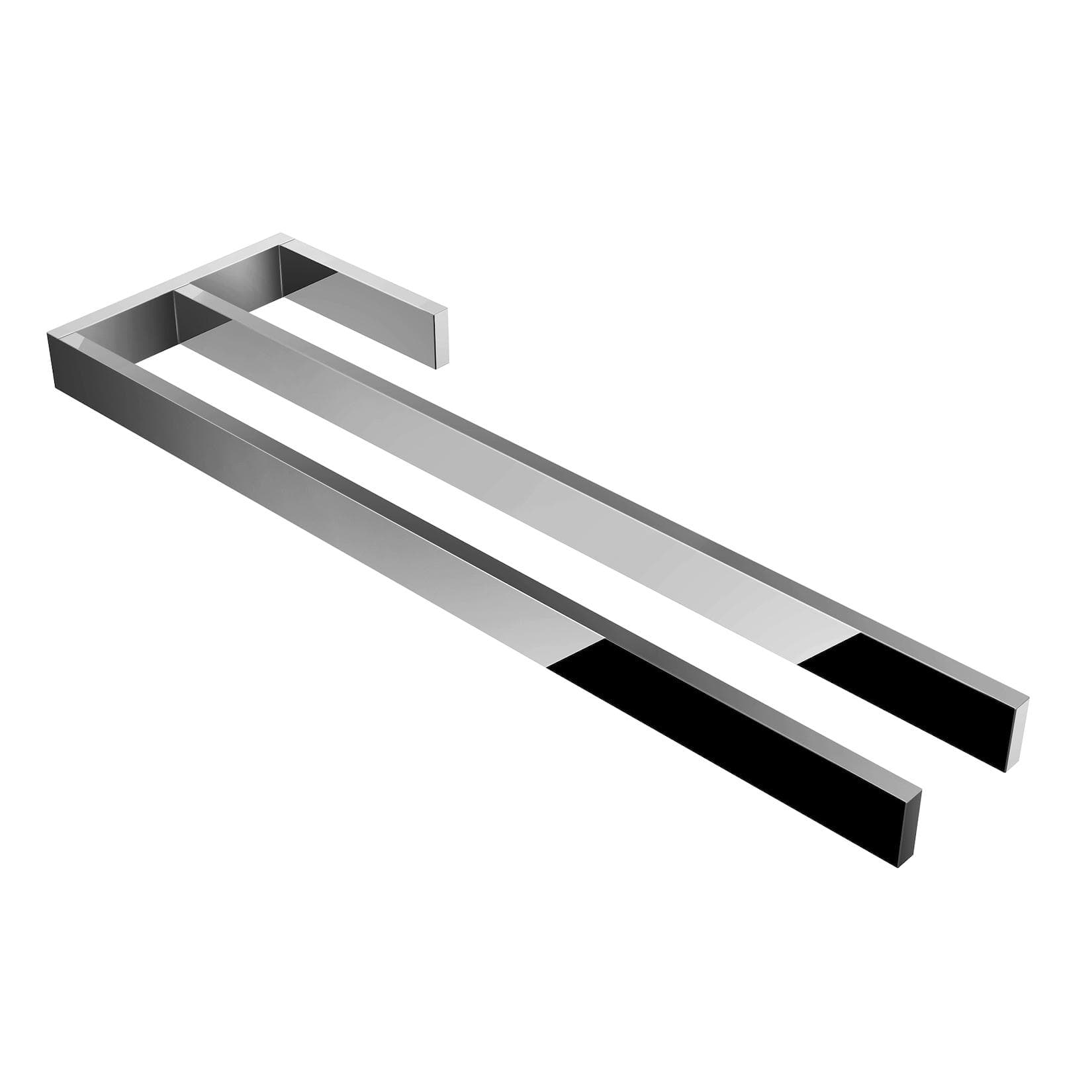 kalb Handtuchhalter Jörn mit zwei Stangen, Chrom, Aluminium