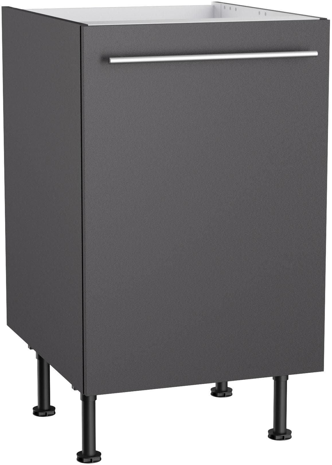 Kochstation Spülenschrank KS-Bern2 Anthrazit 50cm