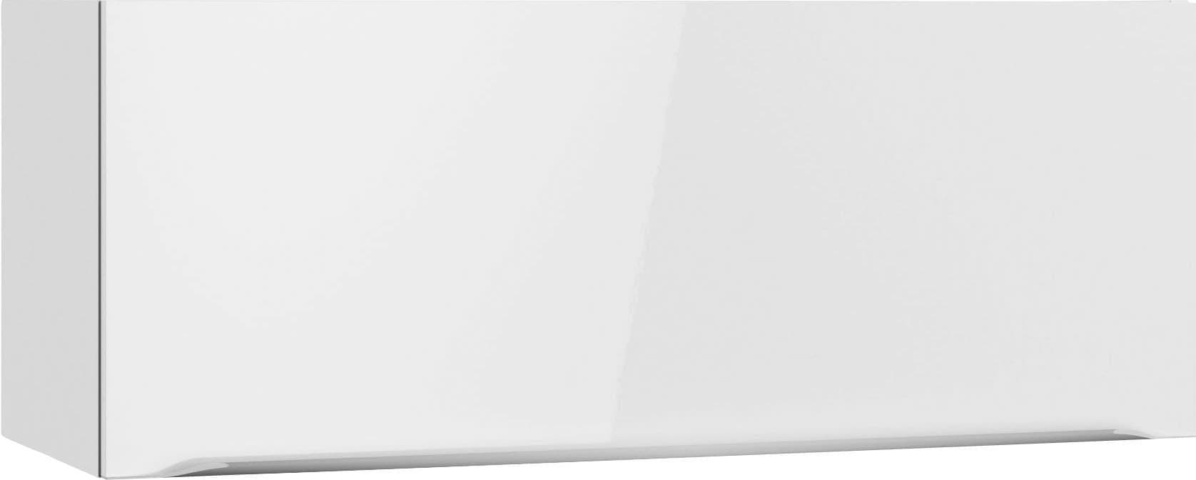 OPTIFIT Klapphängeschrank Aken - Moderner Küchenschrank mit viel Stauraum und Aluminiumgriffleiste