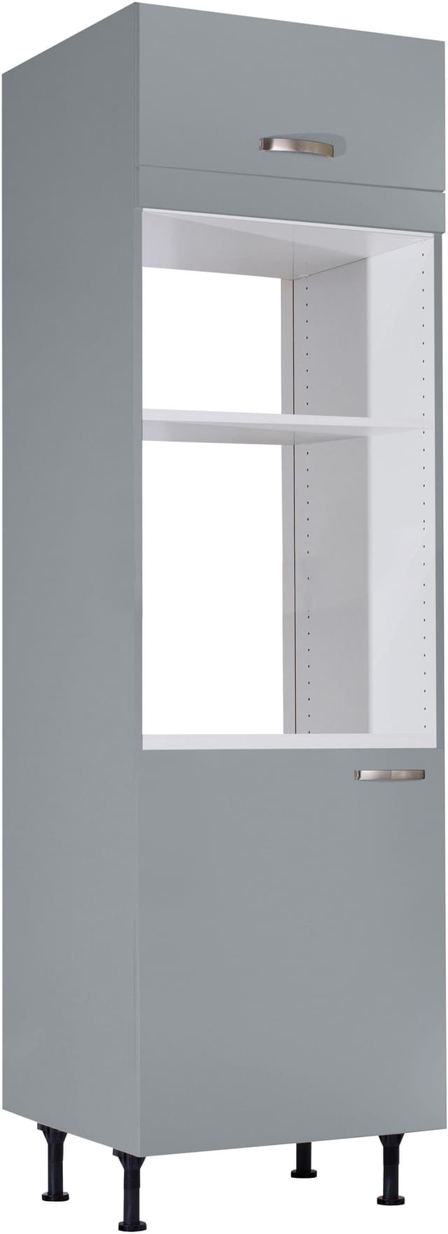 Einbau-Backofenumbauschrank mit Mikrowellenplatz