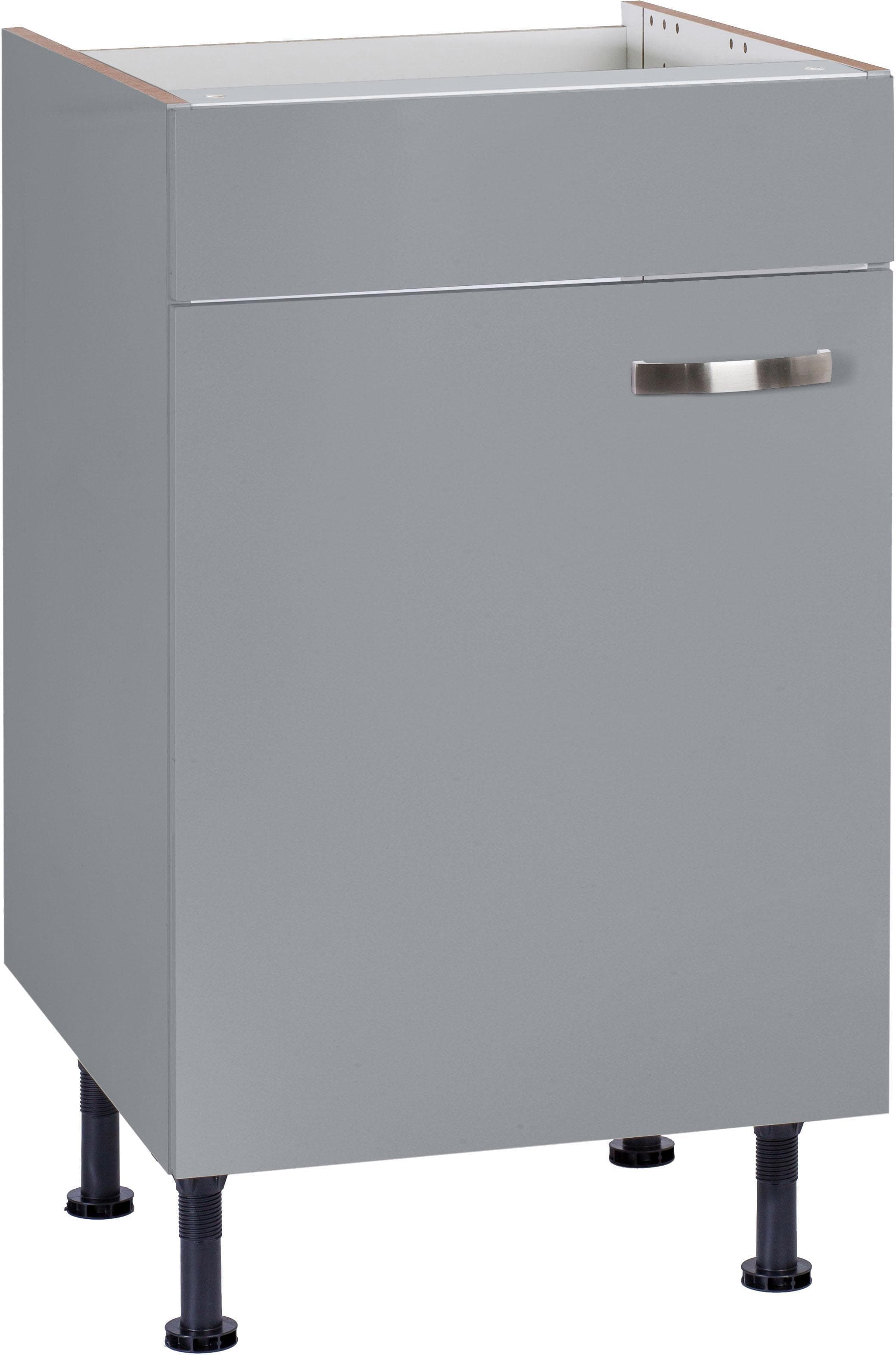 Spülenschrank KS-Cara Grau Soft-Close 50cm