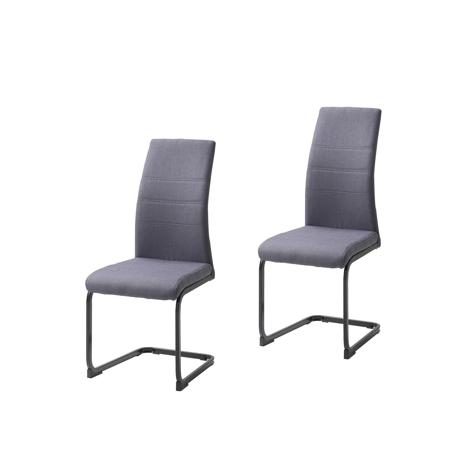 HTI-Living Freischwinger Schwingstuhl SallyP Grau (2er Set)