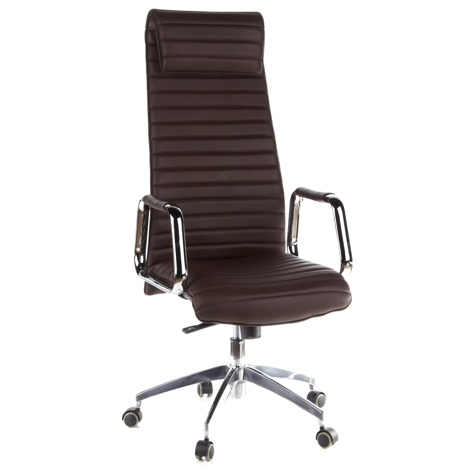 hjh OFFICE Chefsessel ASPERA 20 Leder Schwarz