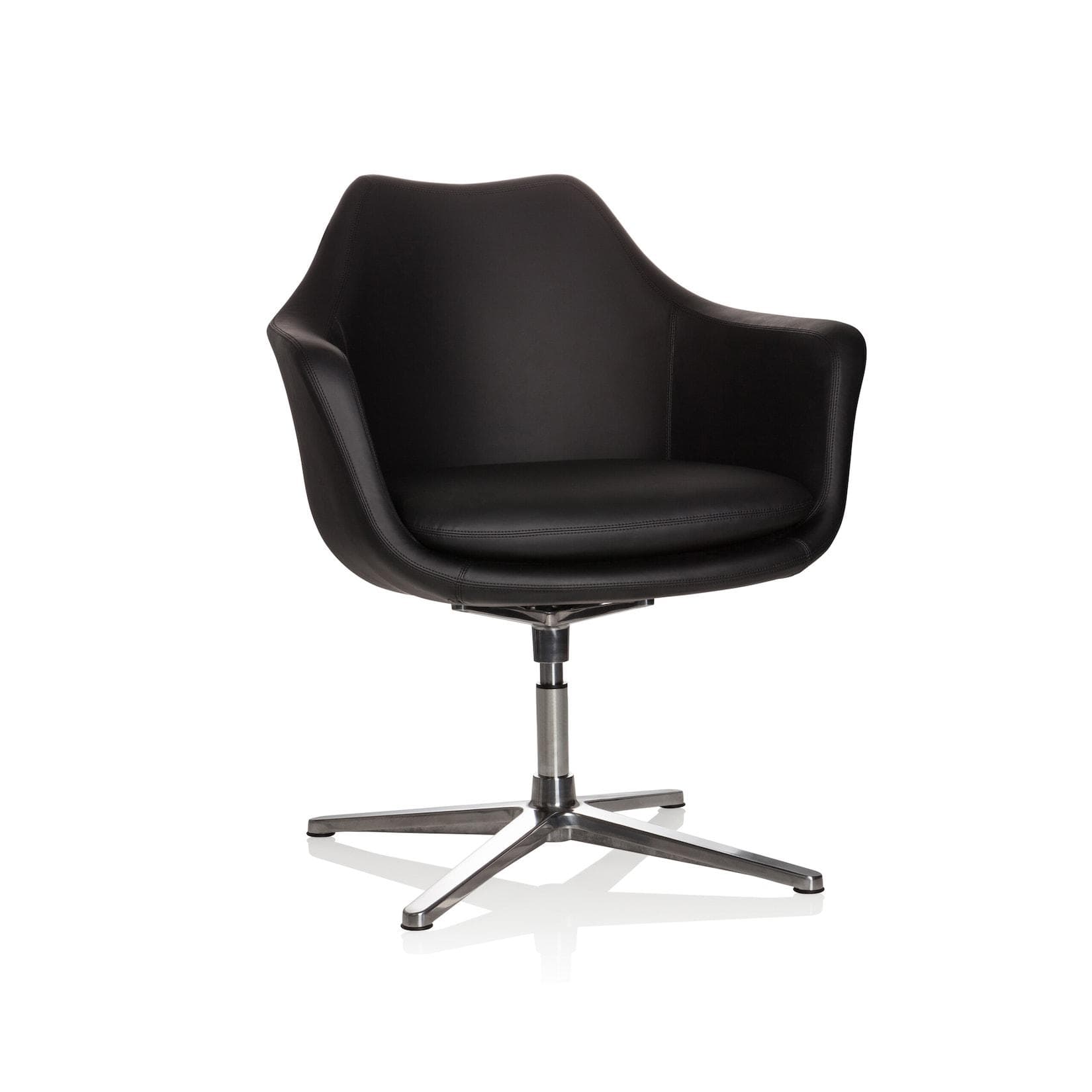 hjh OFFICE Loungesessel ARTEMIA Kunstleder Grau
