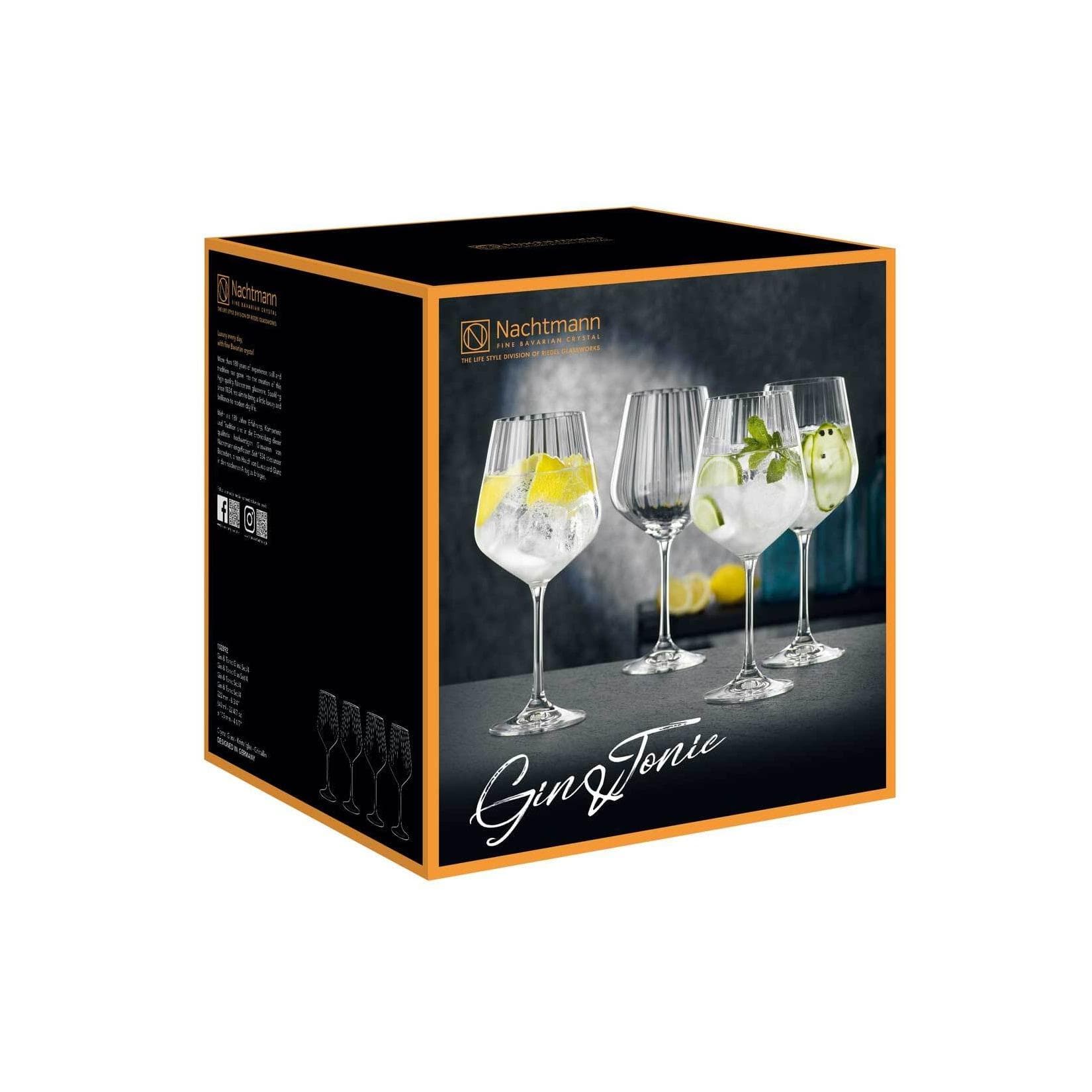 Nachtmann Gin Tonic Gläser 640 ml 4er Set