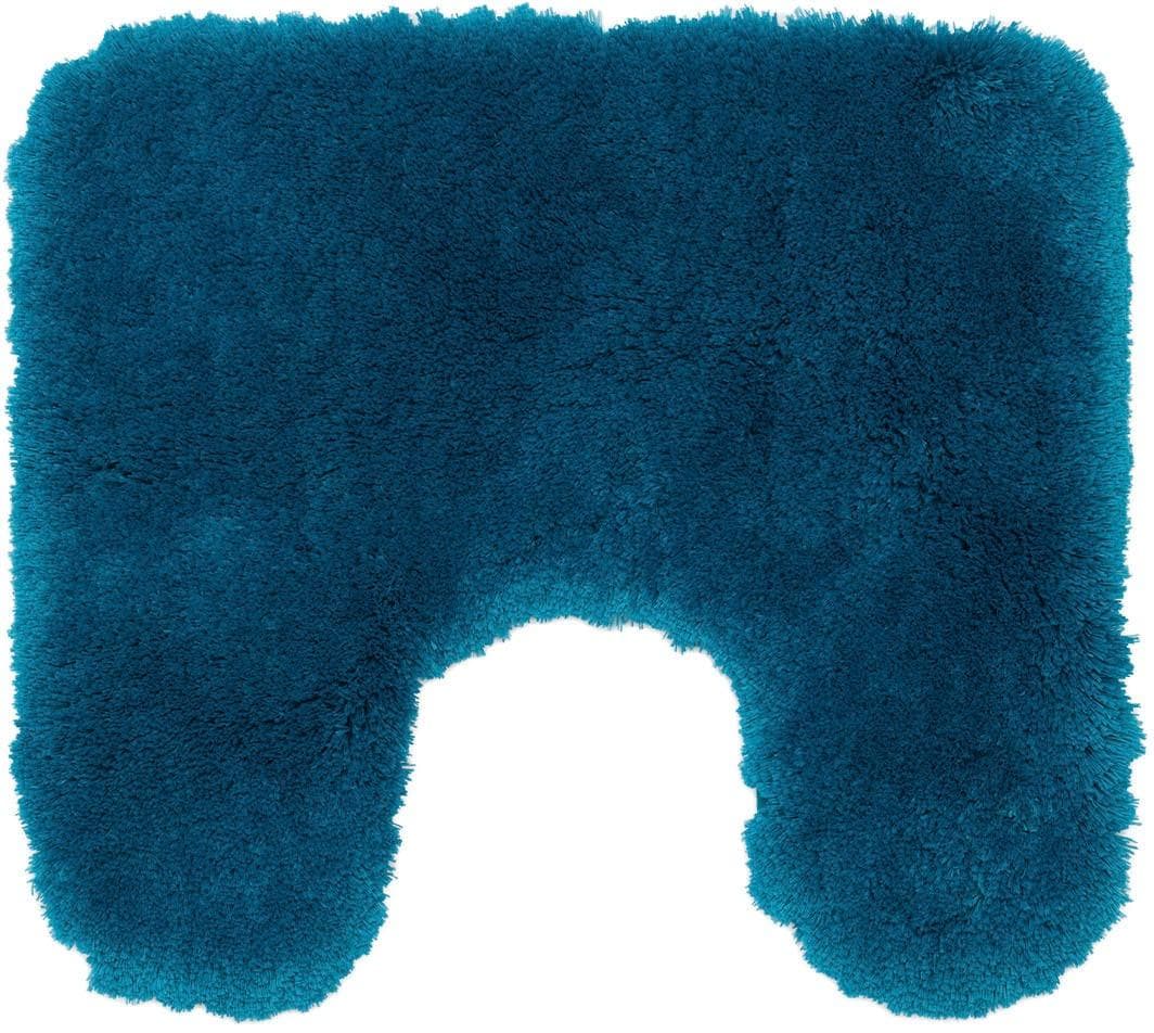 GÖZZE Deluxe Badematte WC-Vorleger Petrol Polyester