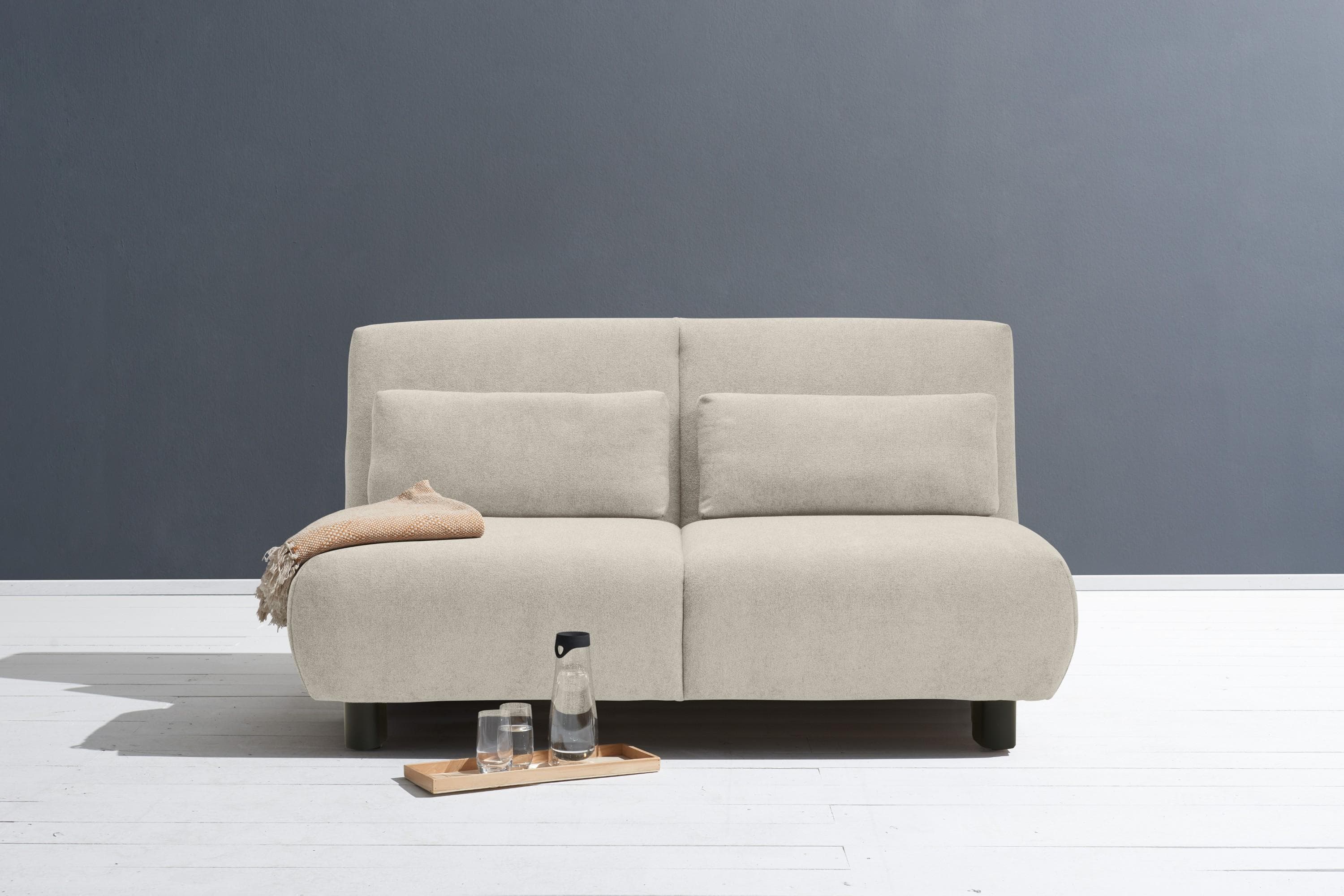 Schlafsofa ELL + ELL Minou Hellgrau