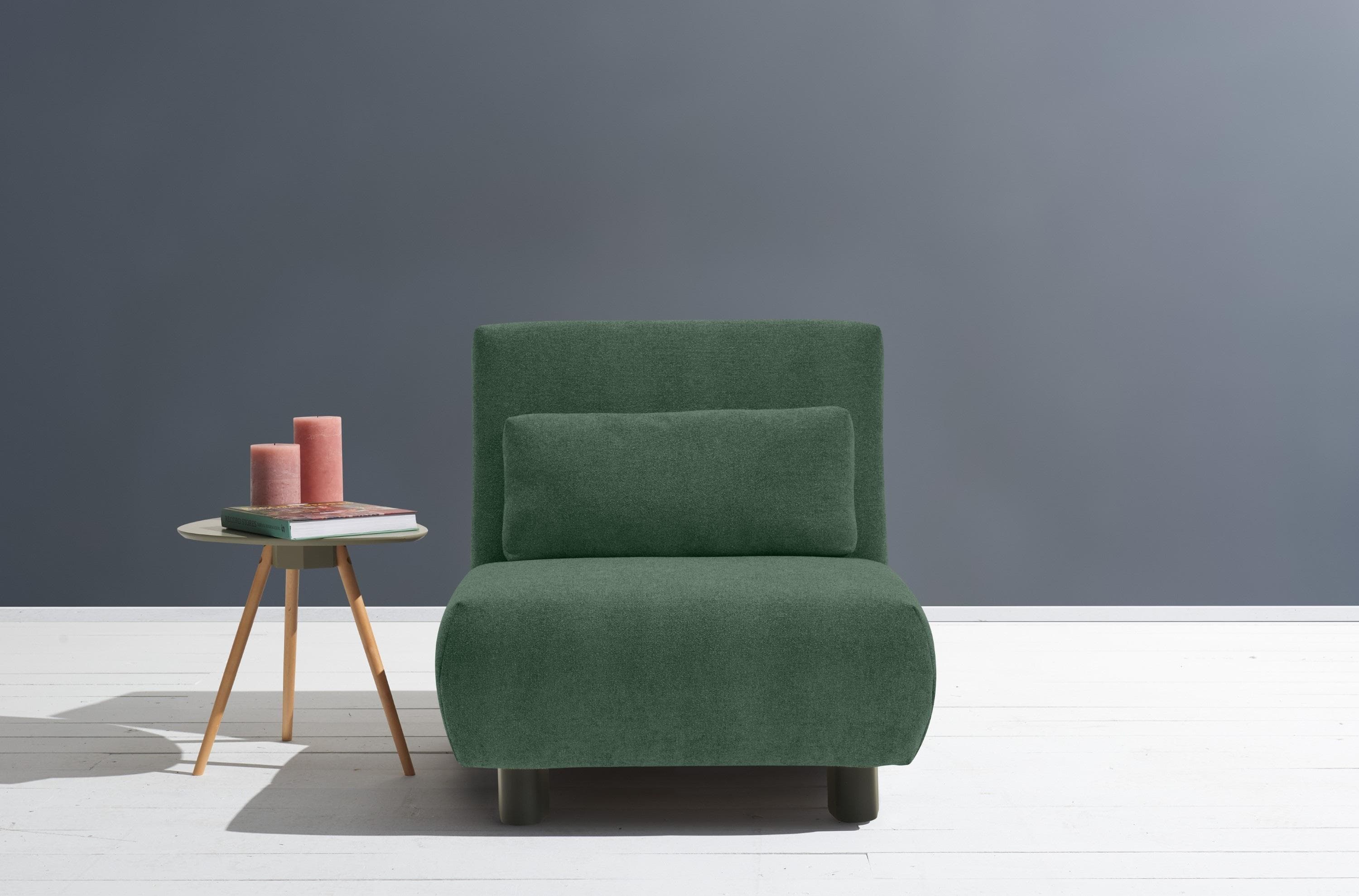 Schlafsofa ELL + ELL "Minou" Blaugrün