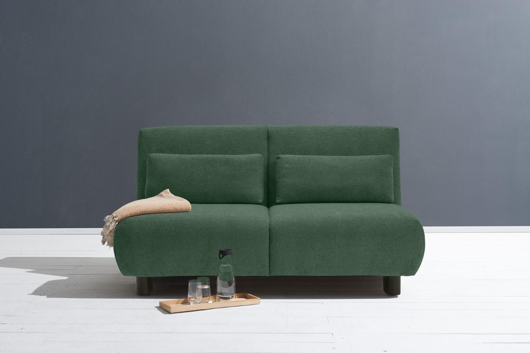 Schlafsofa ELL + ELL Minou Blaugrün