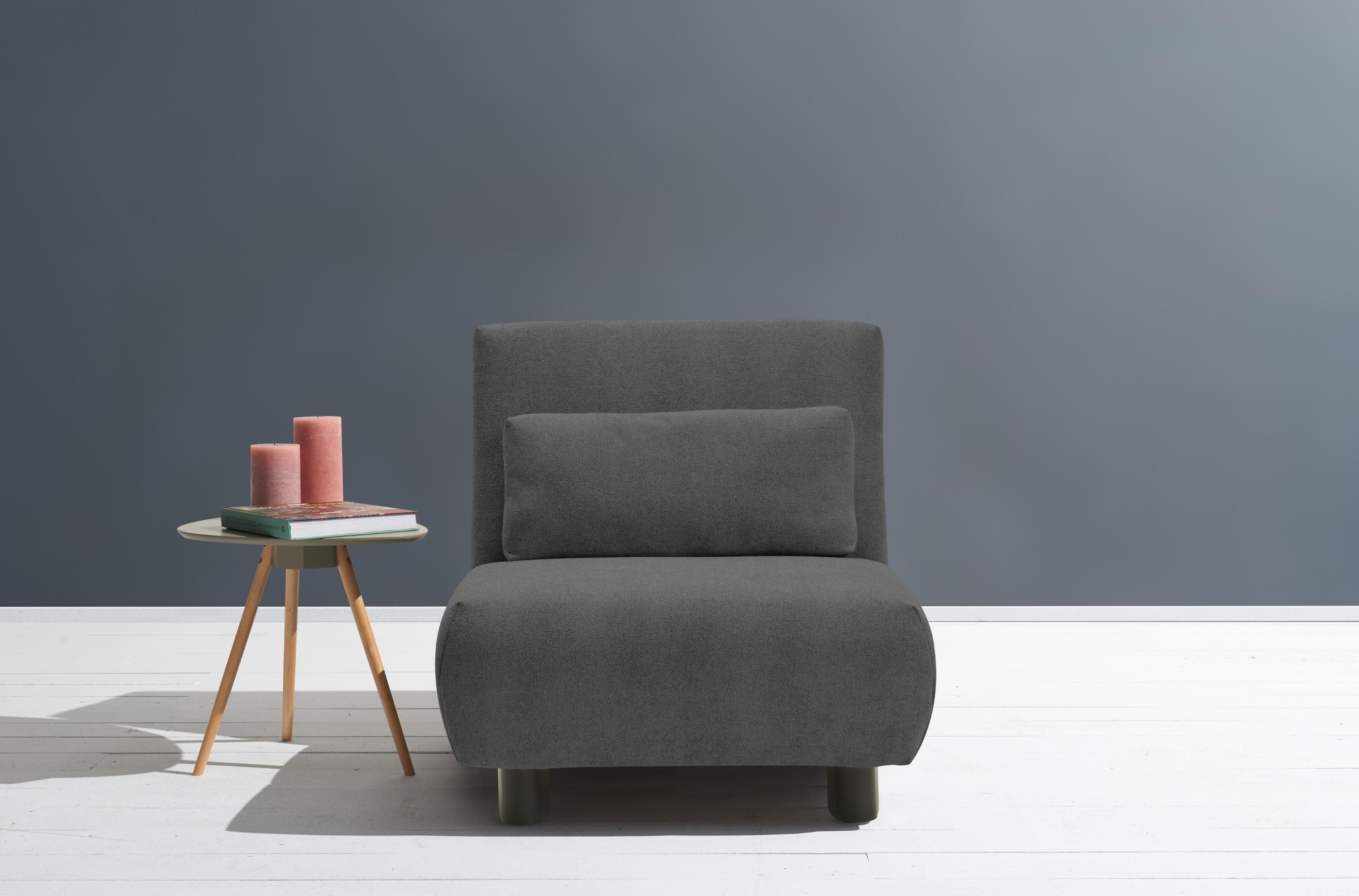 Schlafsofa ELL + ELL Minou Dunkelgrau