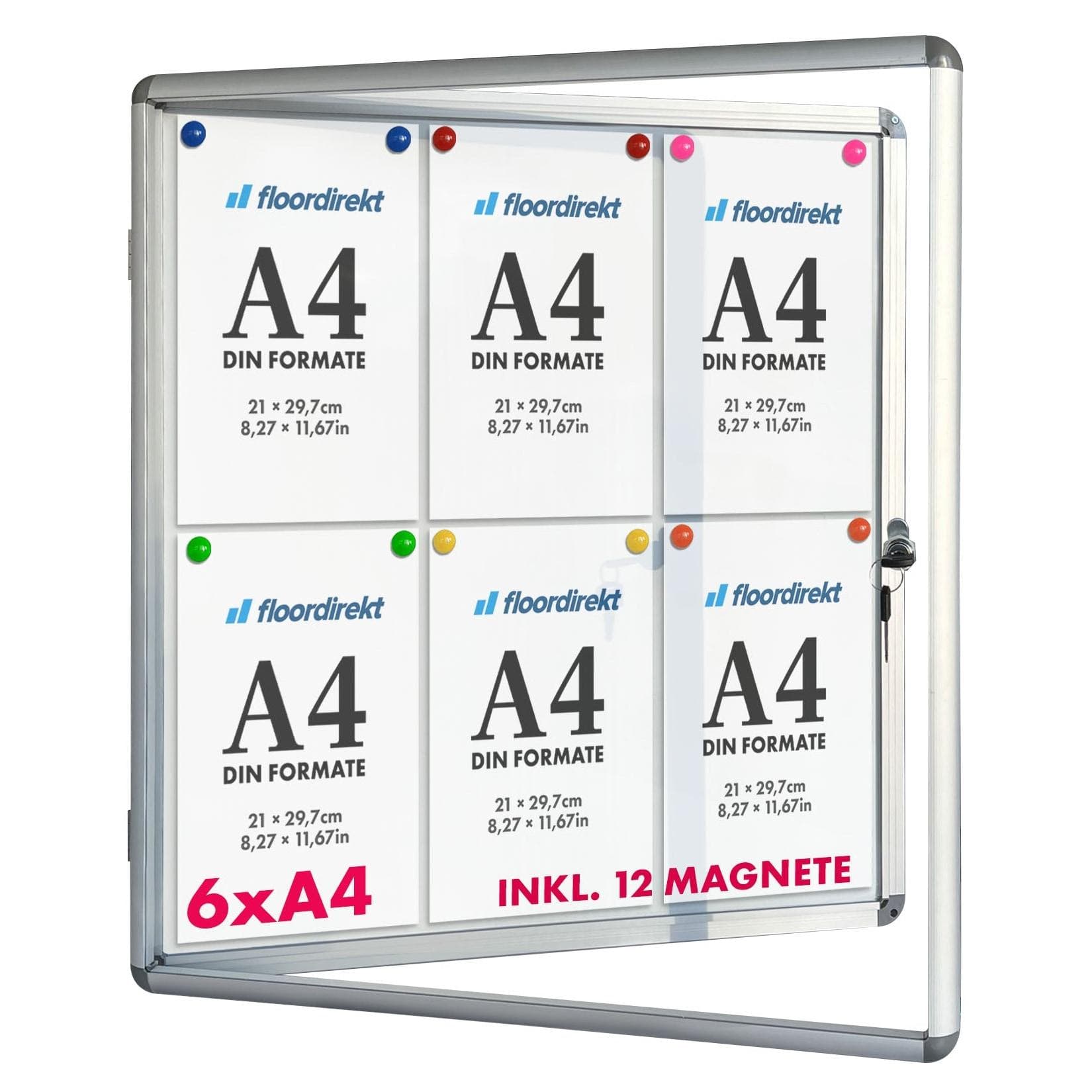 Master of Boards Schaukasten Innen Premium 6 x A4
