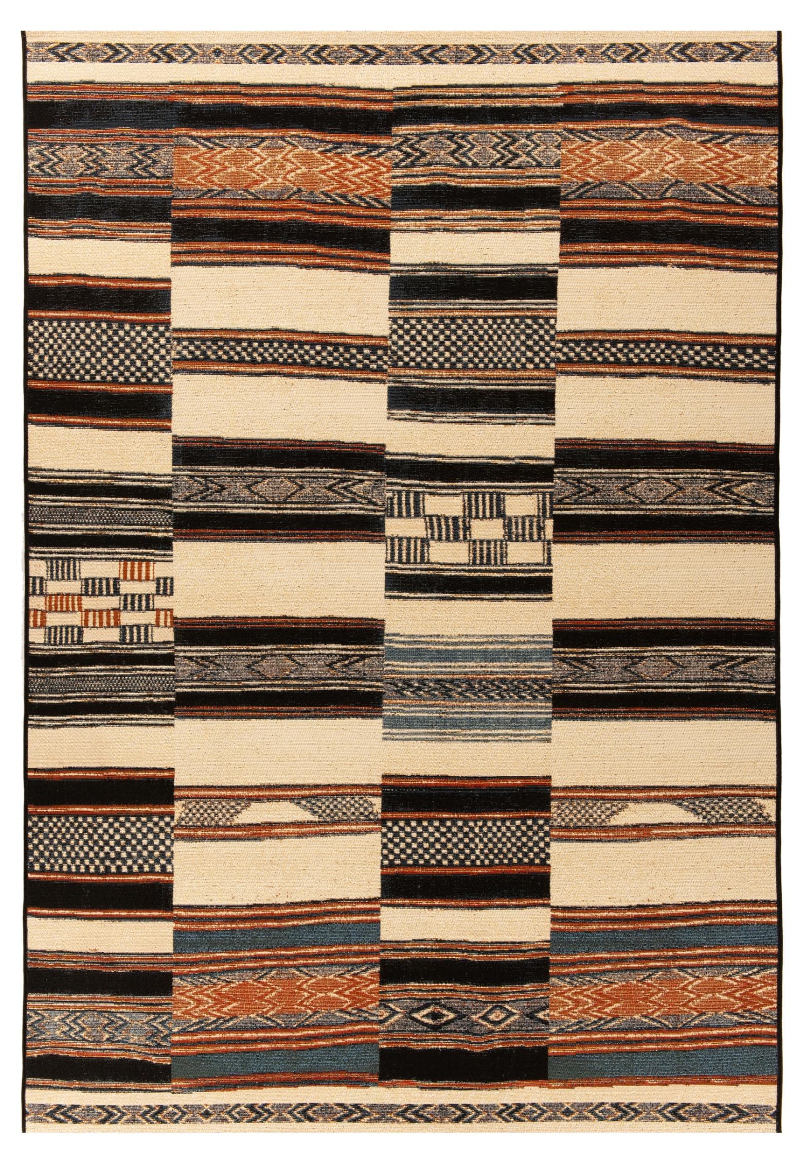 GINO FALCONE Teppich Outdoor-Africa 41 Beige Kunstfaser