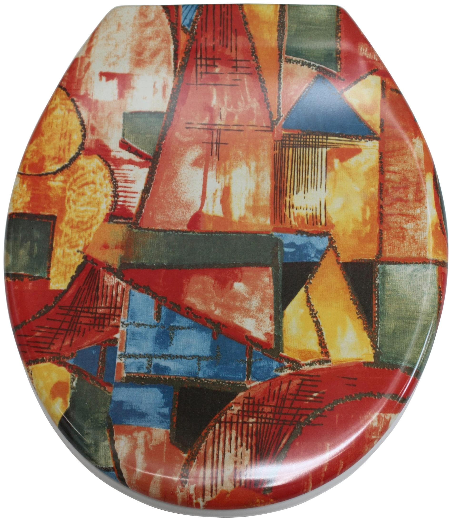 ADOB WC-Sitz Nizza Art Bunt Duroplast